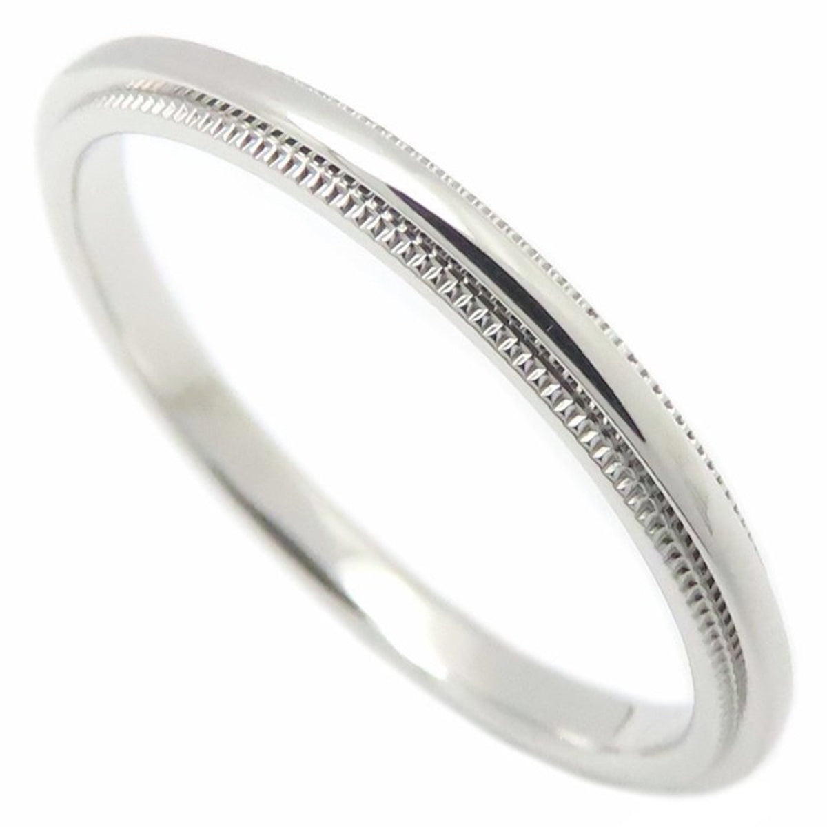 Tiffany Platinum Platinum 950 Band Ring (Pre-Owned)