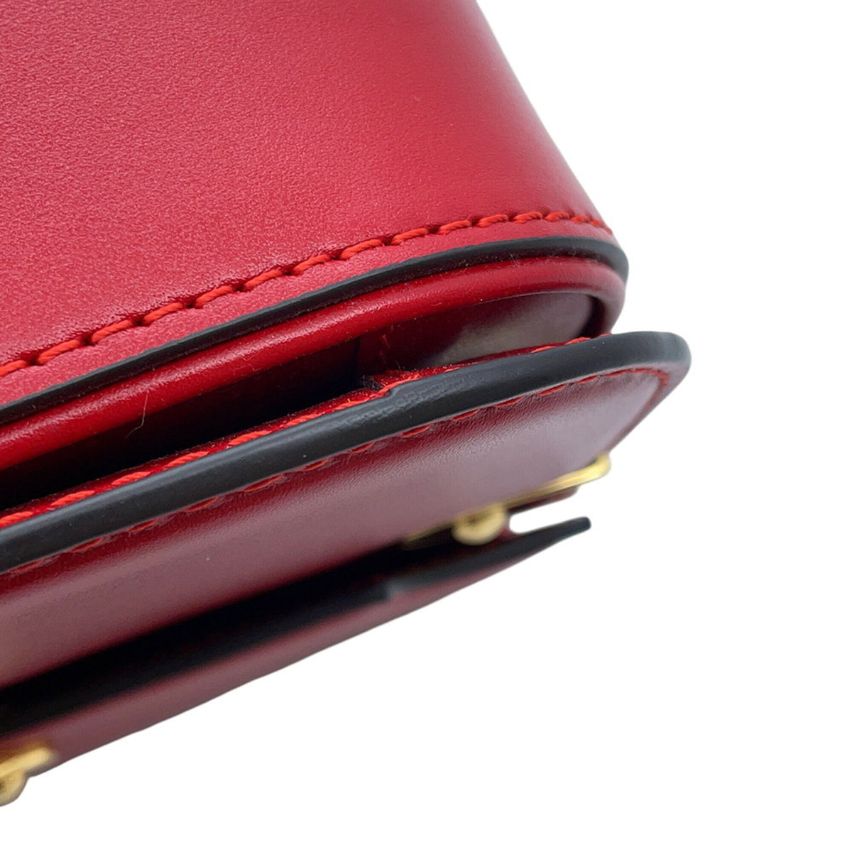 Louis Vuitton Red Color Exotic Leather Handbag Shoulder Bag (Pre-Owned)