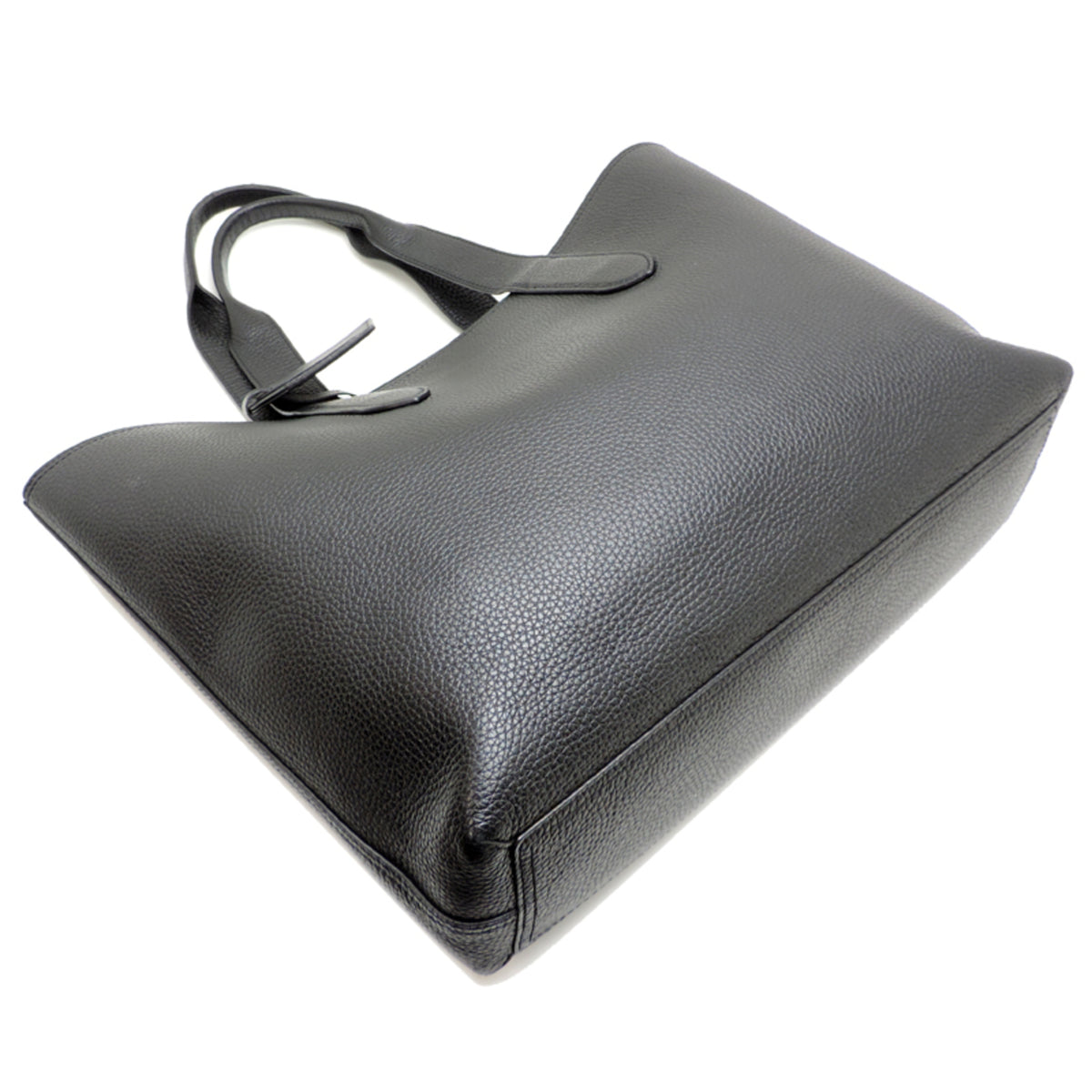 Louis Vuitton Black Leather Tote Bag (Pre-Owned)