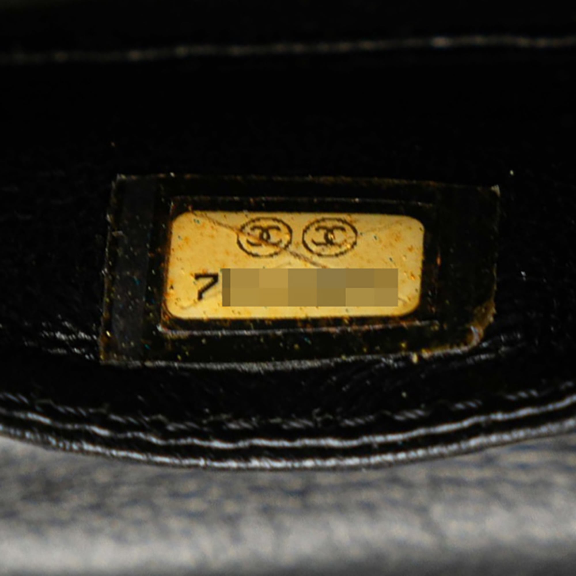 Chanel Black Leather Vanity Bag (Pre-Owned)