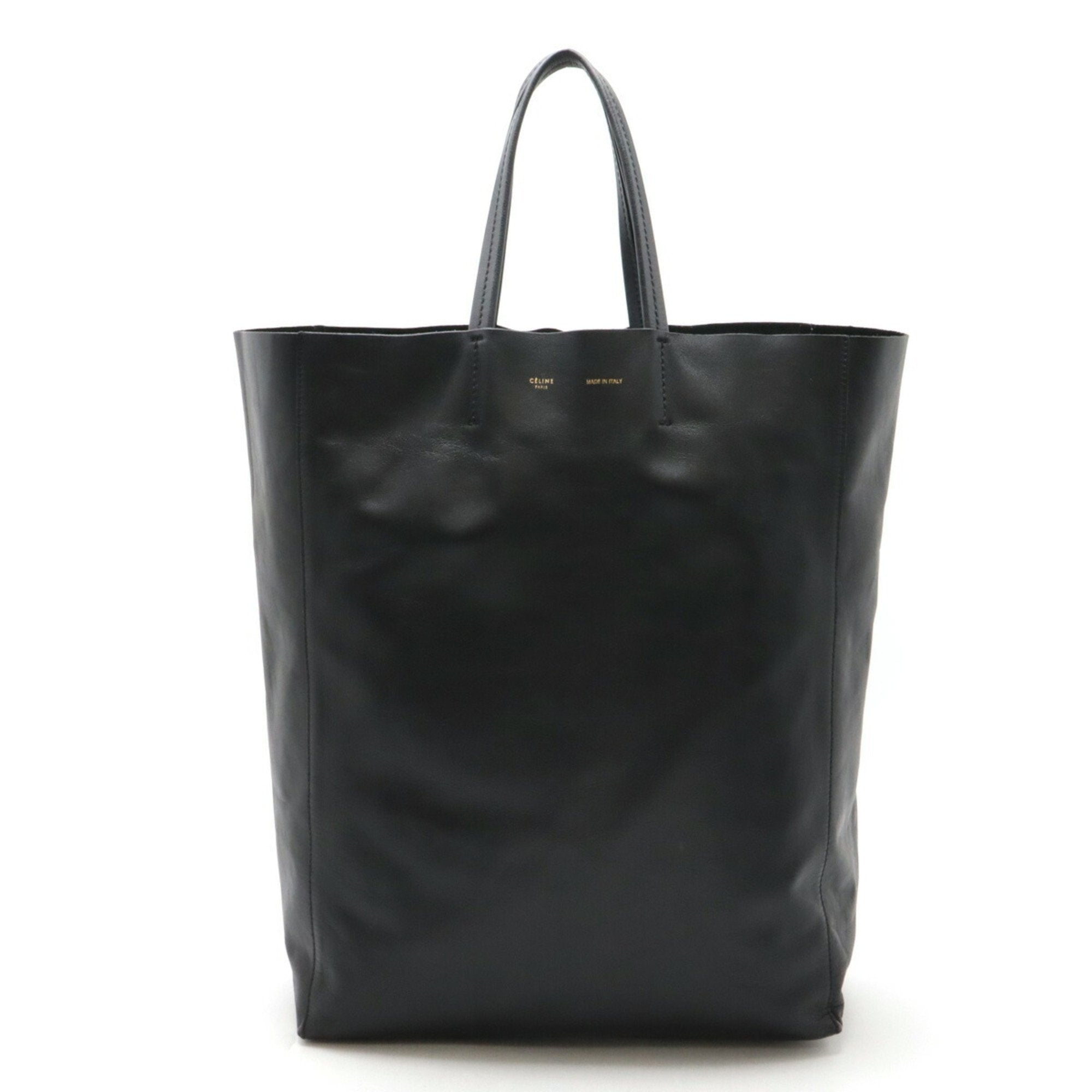 Celine Black Ivory Leather Tote Bag (Pre-Owned)