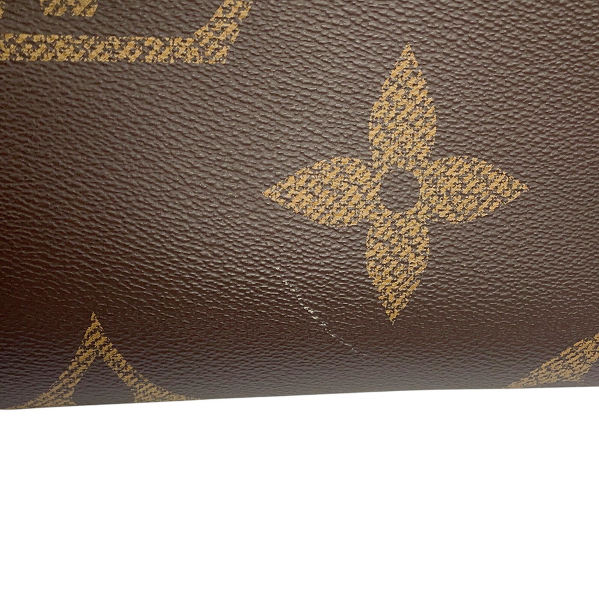 Louis Vuitton Monogram Reverse Red Color Monogram Reverse Handbag Tote Bag (Pre-Owned)