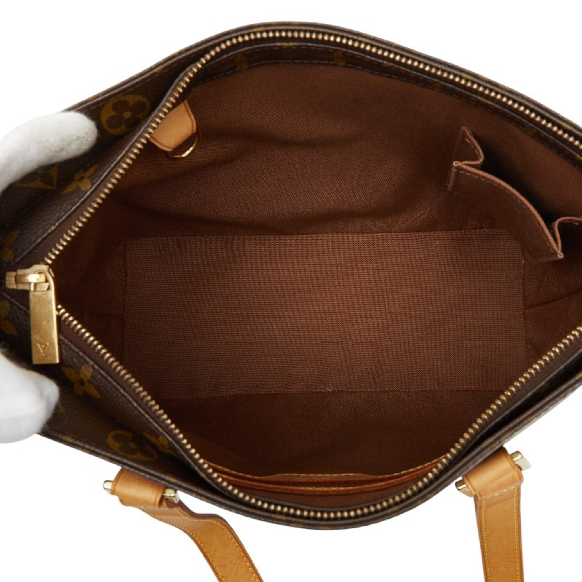 Louis Vuitton Brown Pvc Leather Shoulder Bag Tote Bag (Pre-Owned)