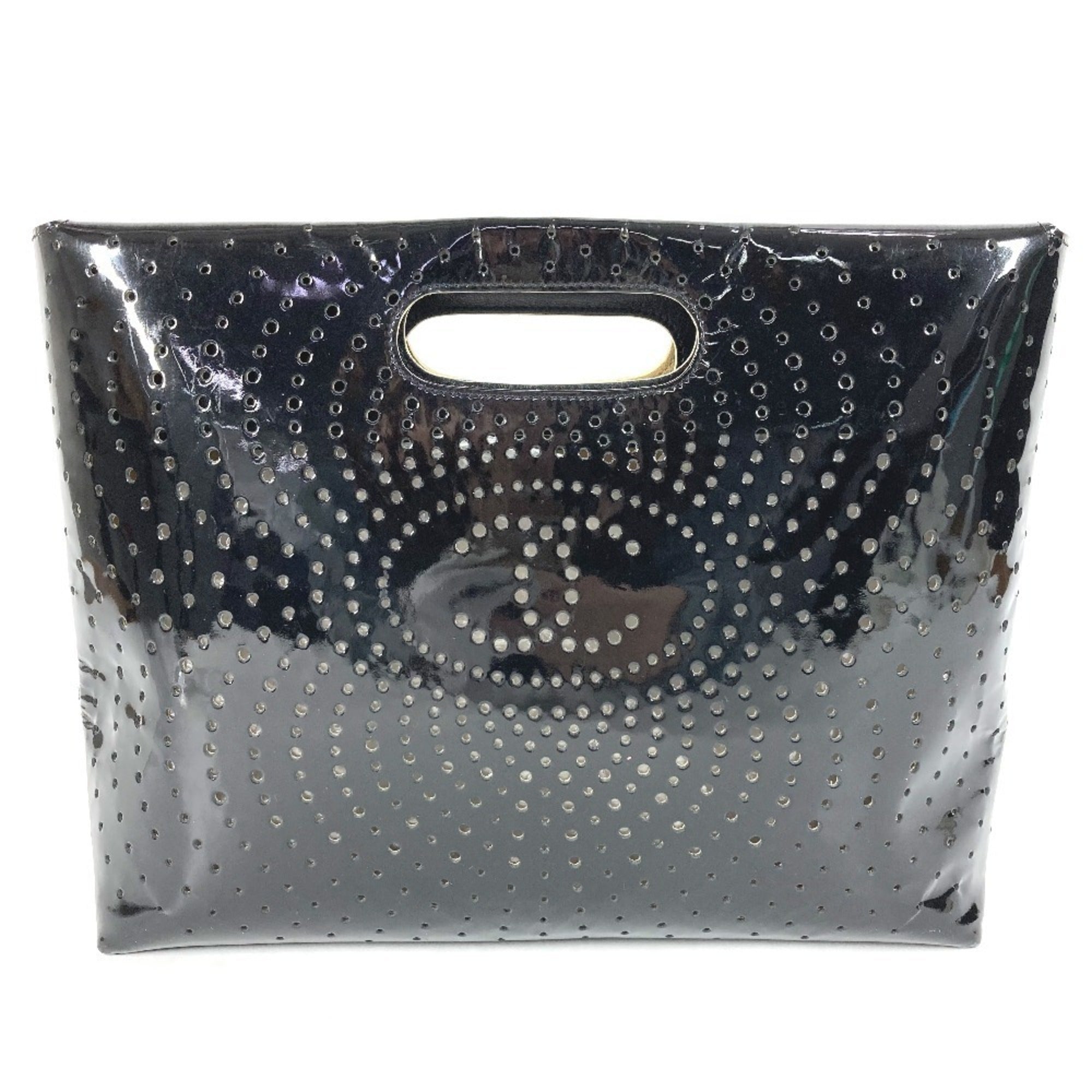Chanel Black Leather Handbag (Pre-Owned)