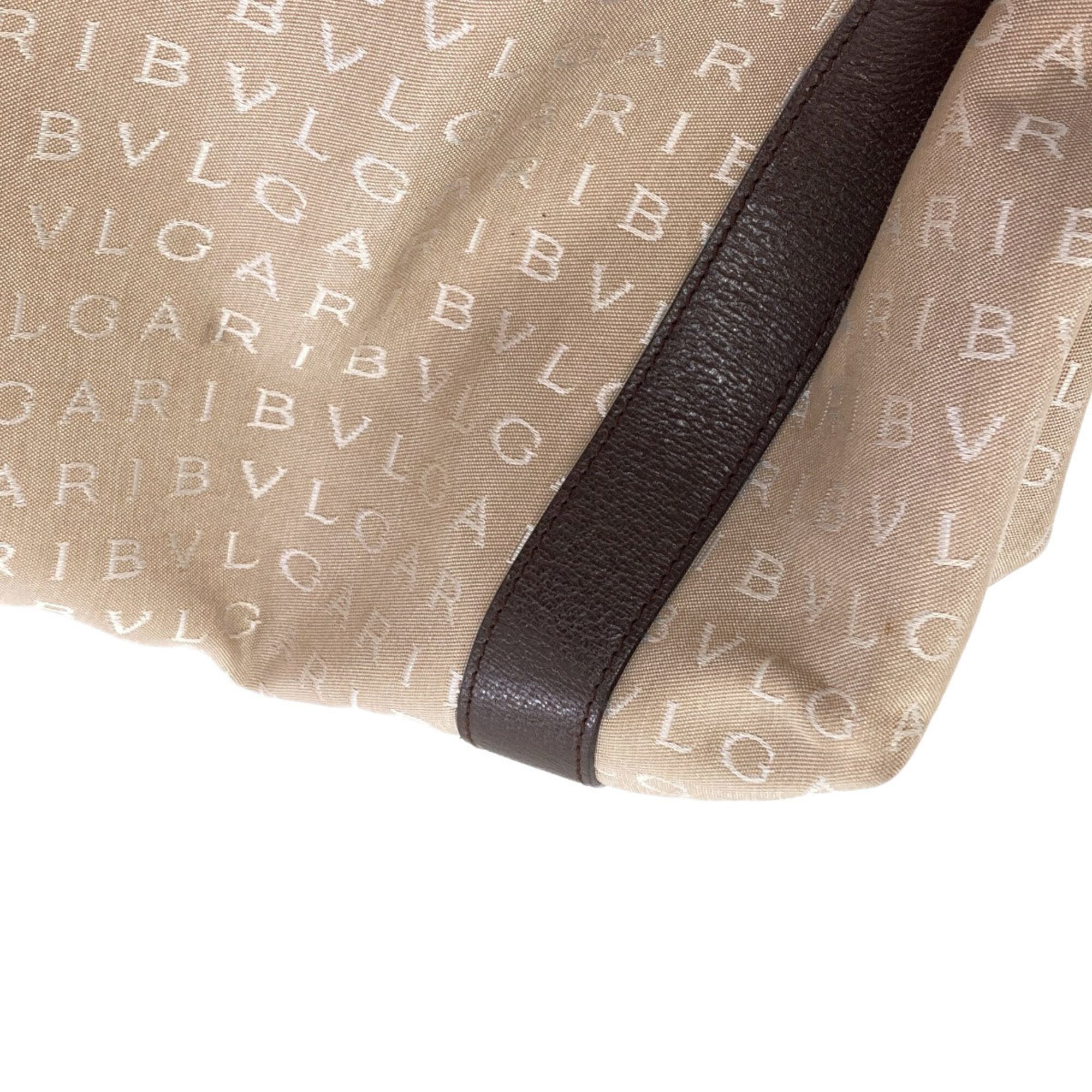 Bvlgari Beige Canvas Tote Bag (Pre-Owned)