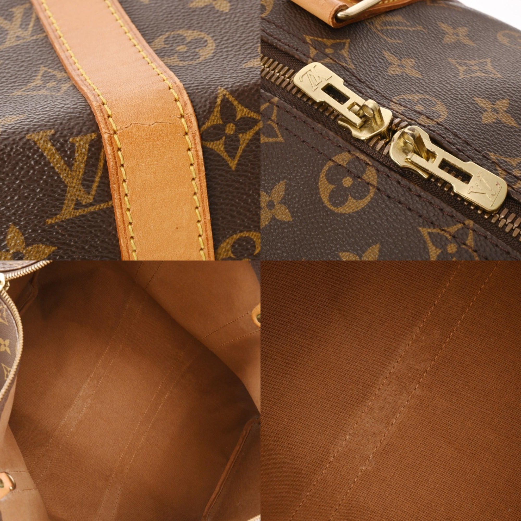 Louis Vuitton Brown Monogram Monogram Boston Bag (Pre-Owned)