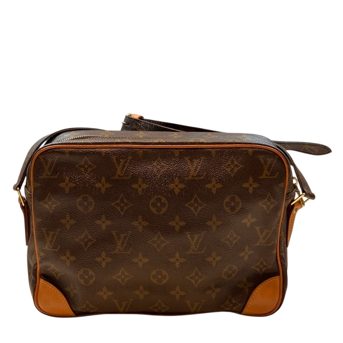 Louis Vuitton Brown Monogram Canvas Shoulder Bag (Pre-Owned)