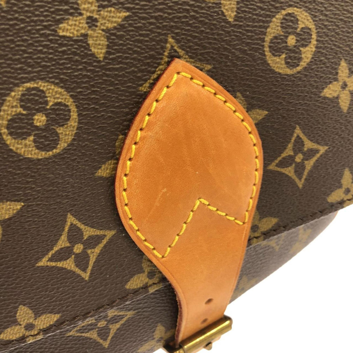 Louis Vuitton Monogram Marron Coated Canvas Shoulder Bag (Pre-Owned)
