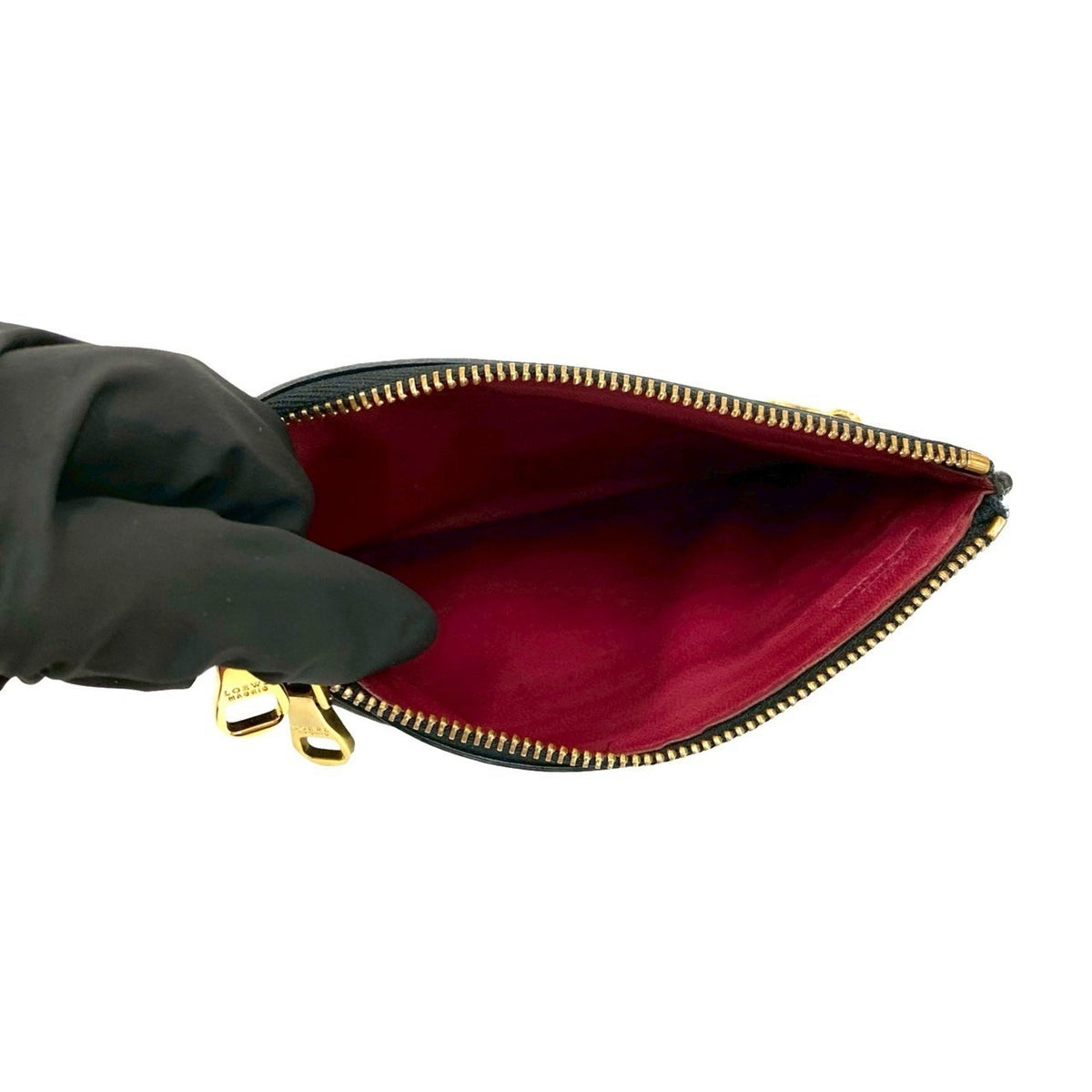 Loewe Black Leather Coin Purse/Coin Case (Pre-Owned)