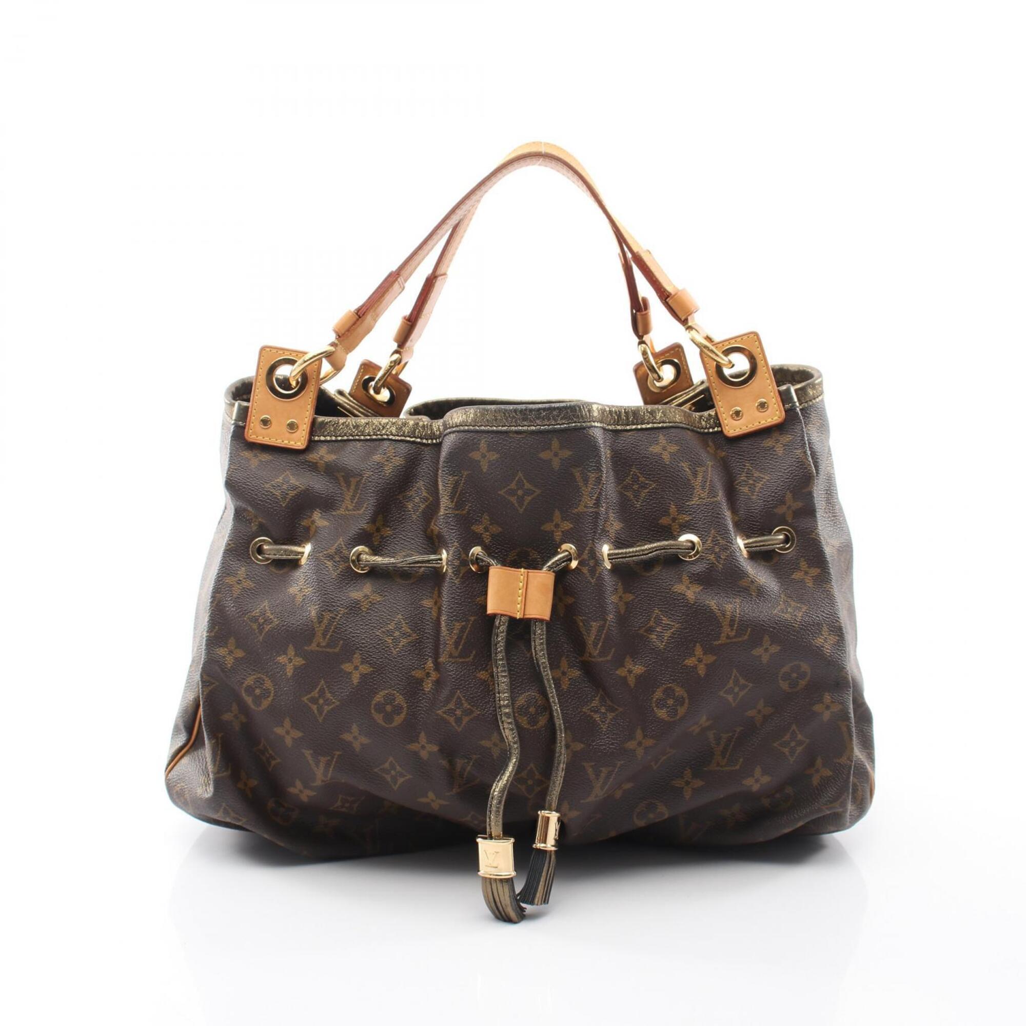 Louis Vuitton Brown Monogram Coated Canvas Handbag Tote Bag (Pre-Owned)