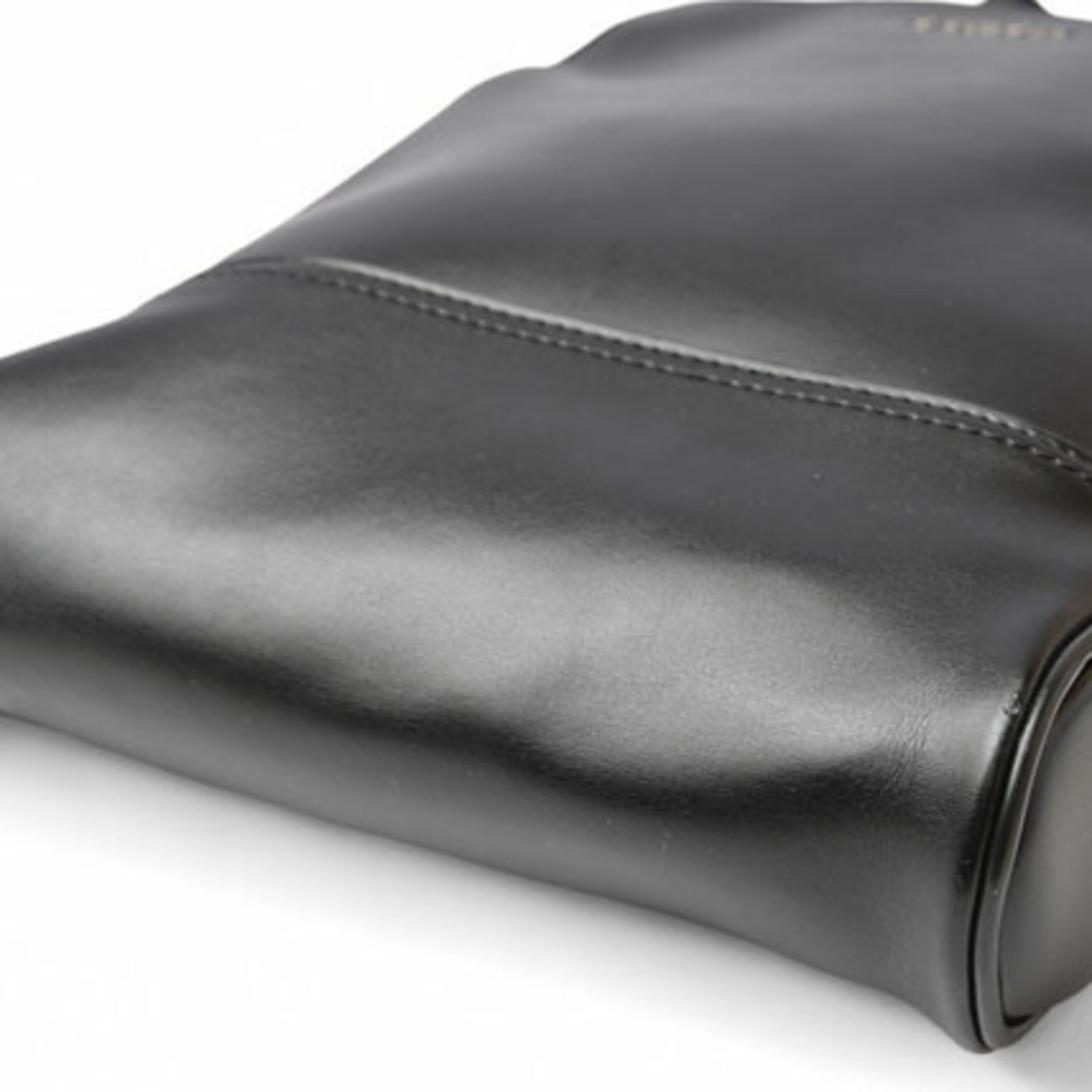 Coach Black Leather Shoulder Bag Sling Bag (Pre-Owned)
