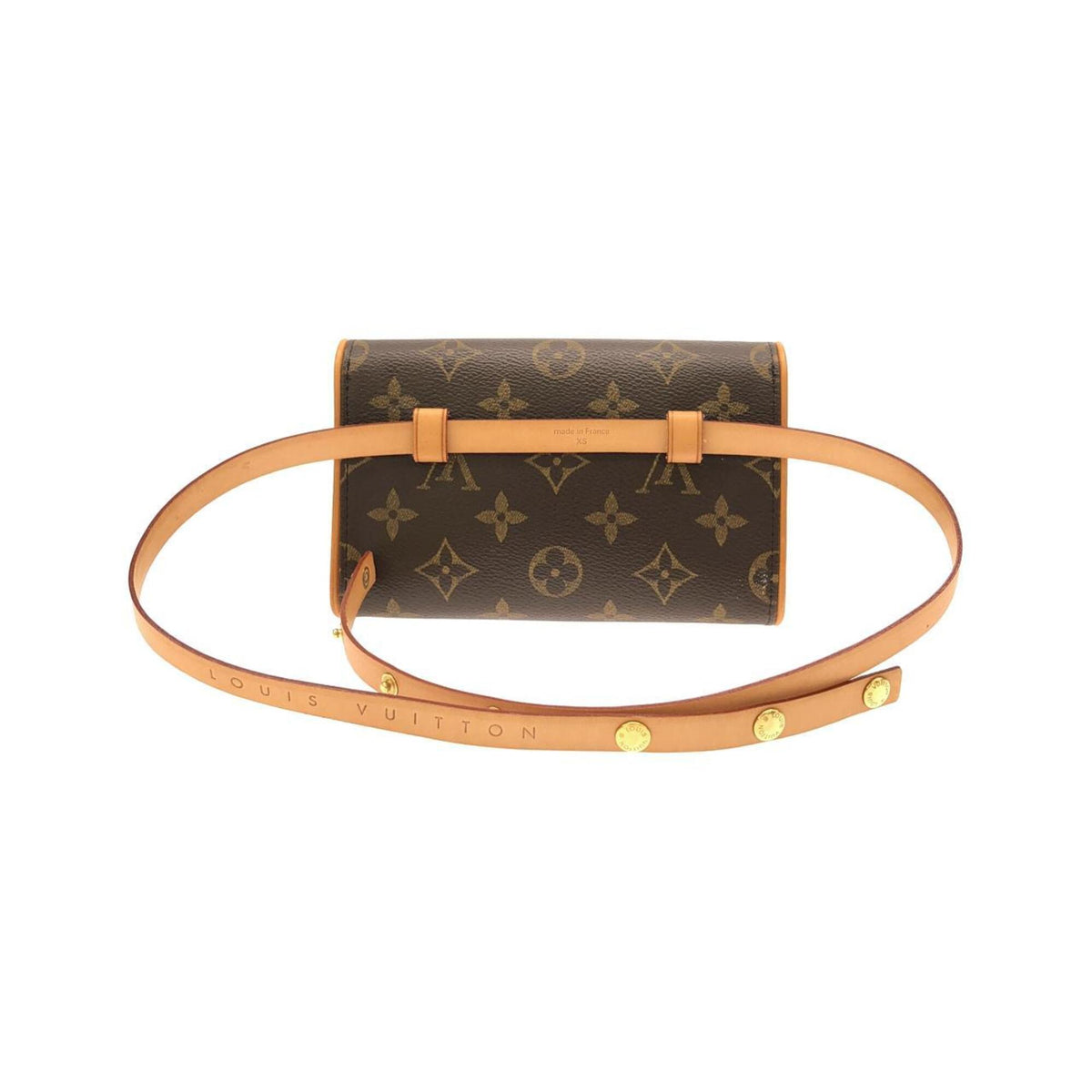 Louis Vuitton Marron Coated Canvas Fanny Pack (Pre-Owned)