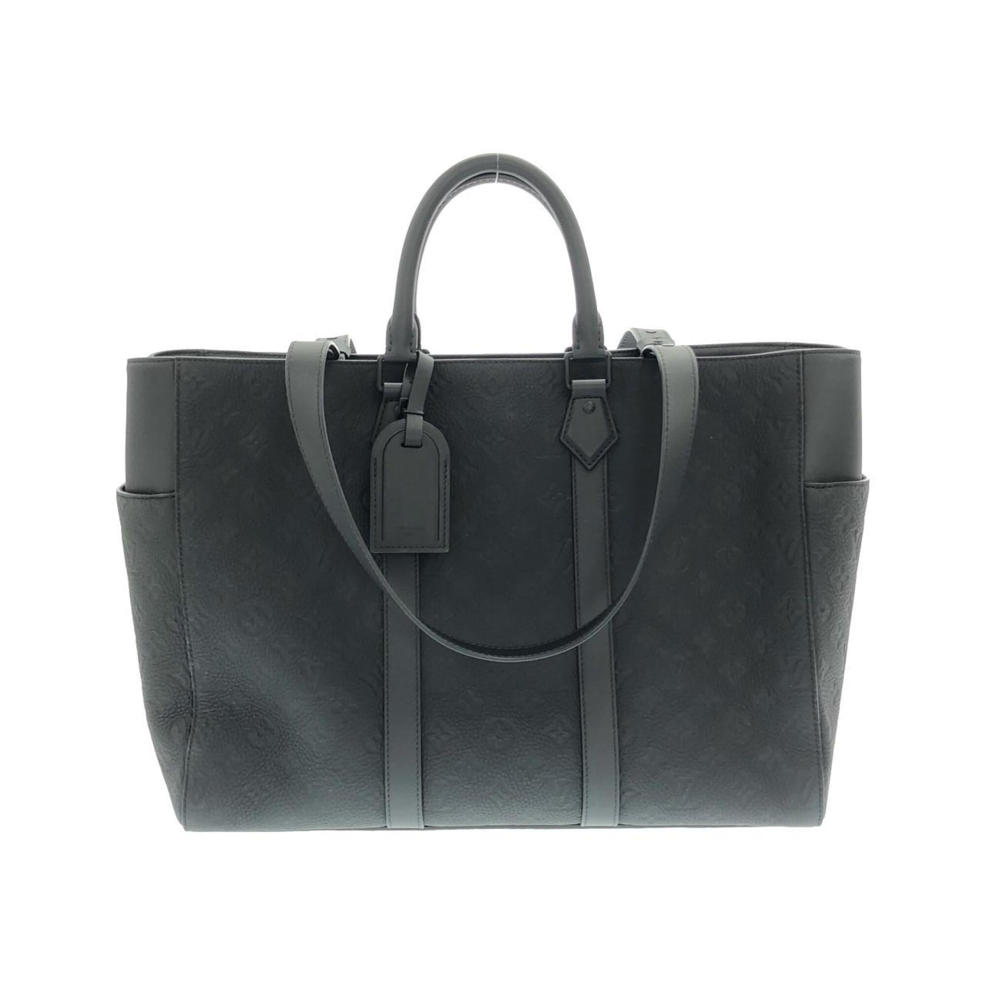 Louis Vuitton Taurillon Black Leather Handbag (Pre-Owned)