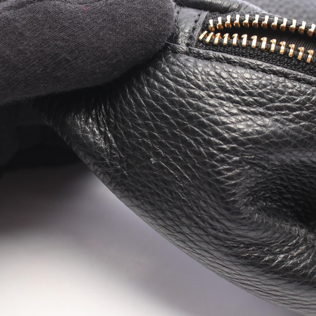 Coach Black Leather Fanny Pack Handbag (Pre-Owned)