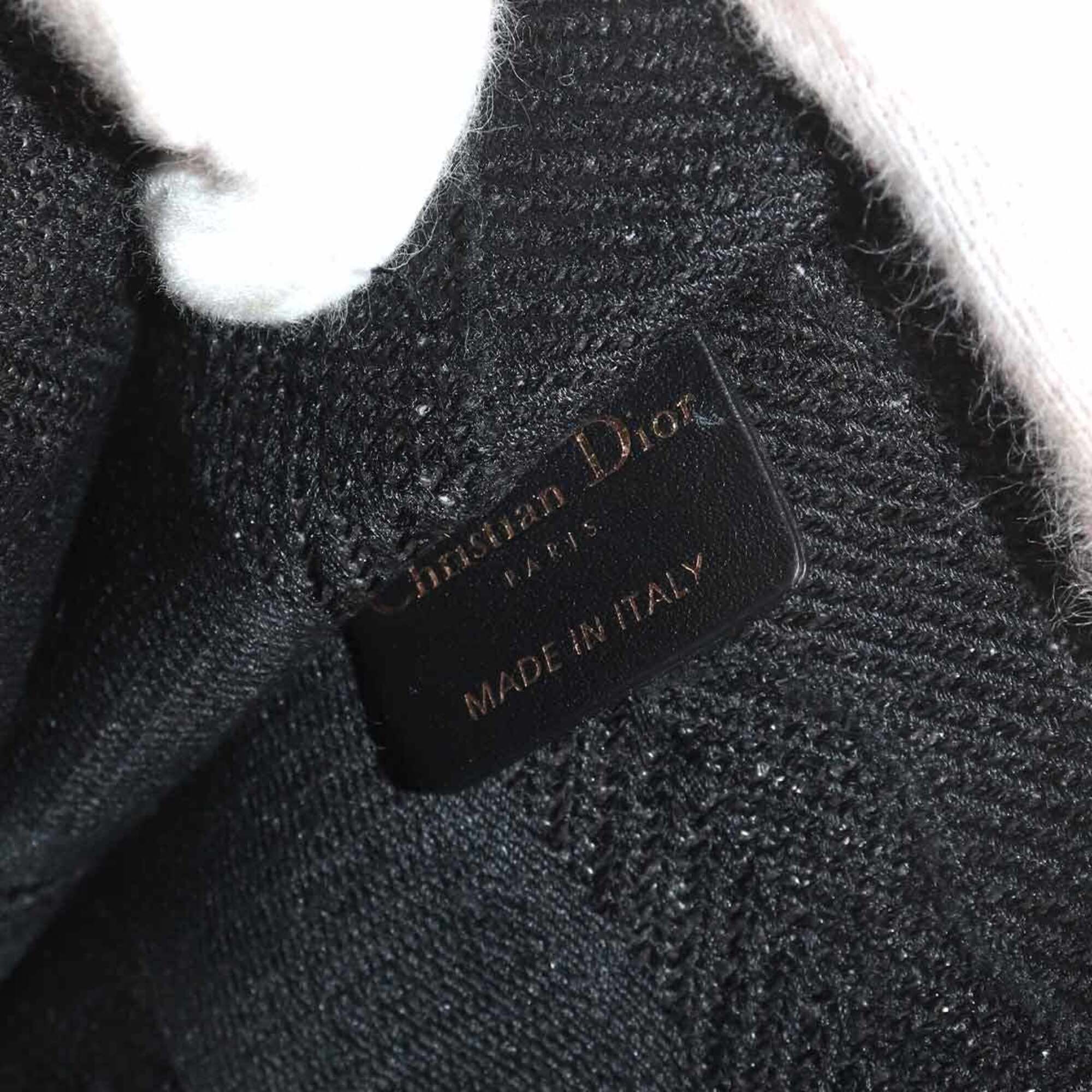 Christian Dior Black Canvas Handbag Tote Bag (Pre-Owned)