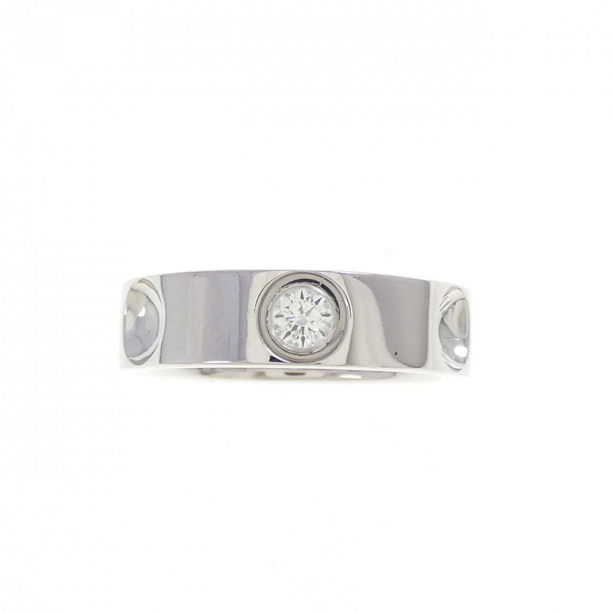 Louis Vuitton White Gold (18K) Band Ring (Pre-Owned)