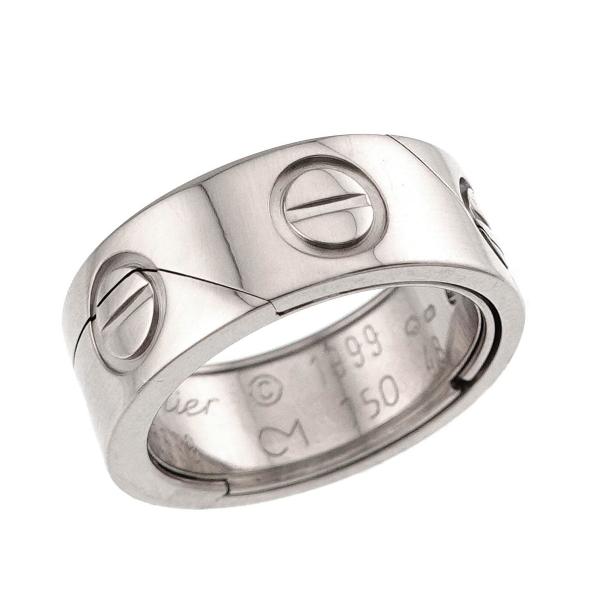 Cartier White Gold (18K) Band Ring (Pre-Owned)
