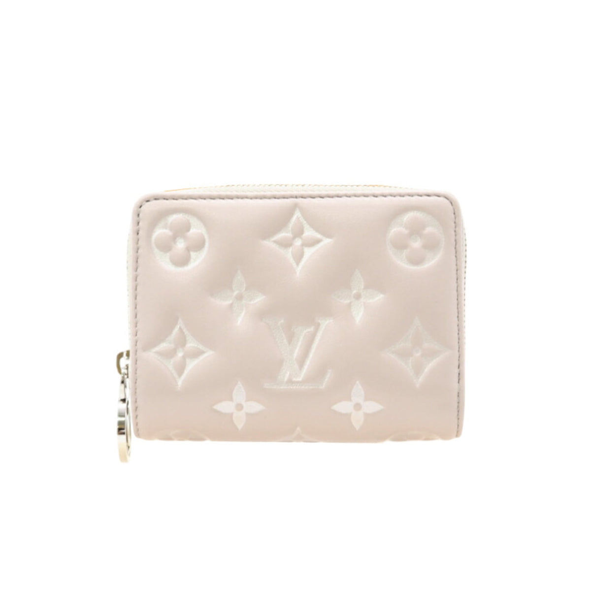 Louis Vuitton Gray Pink Leather Wallet (Bi-Fold) (Pre-Owned)