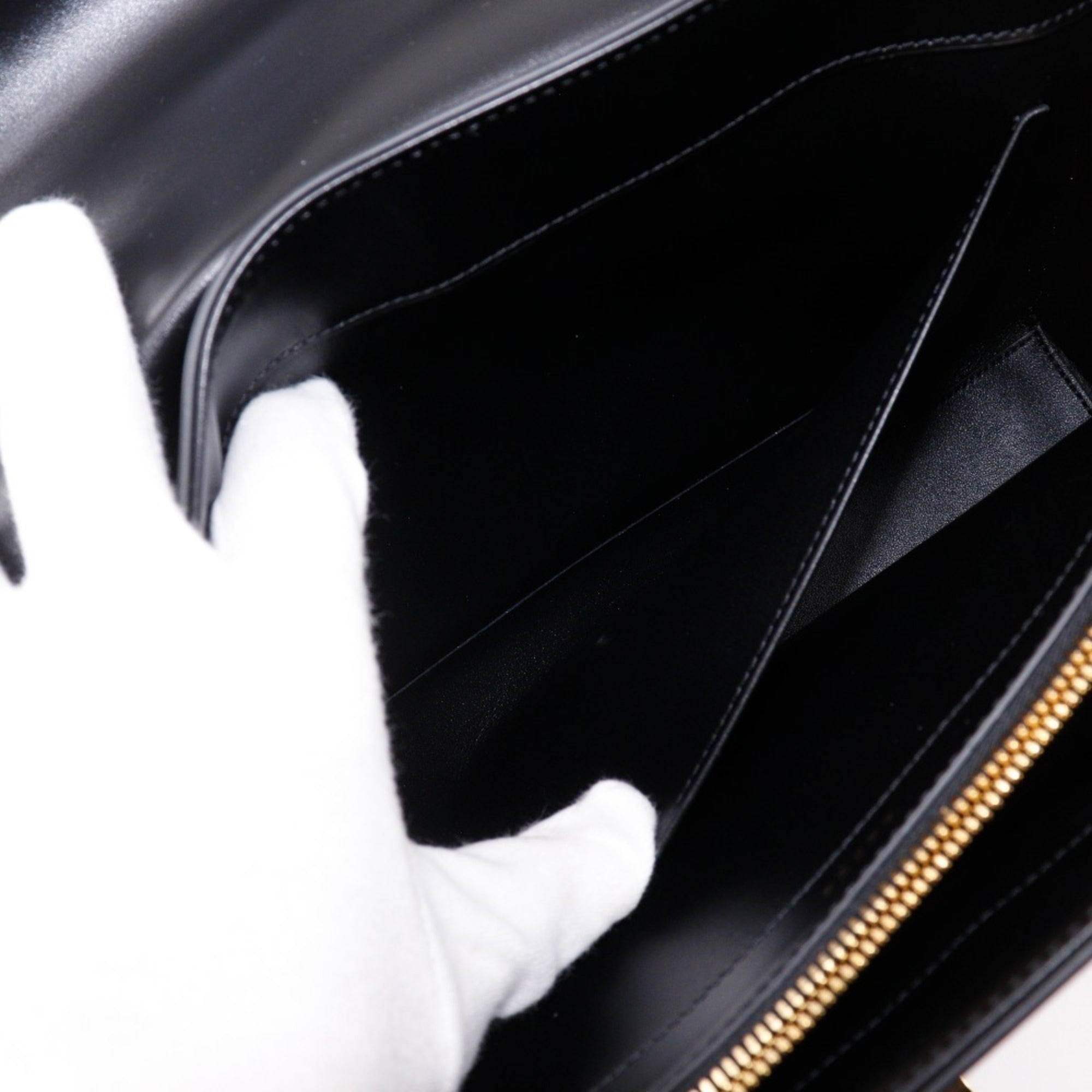 Celine Black Leather Handbag (Pre-Owned)