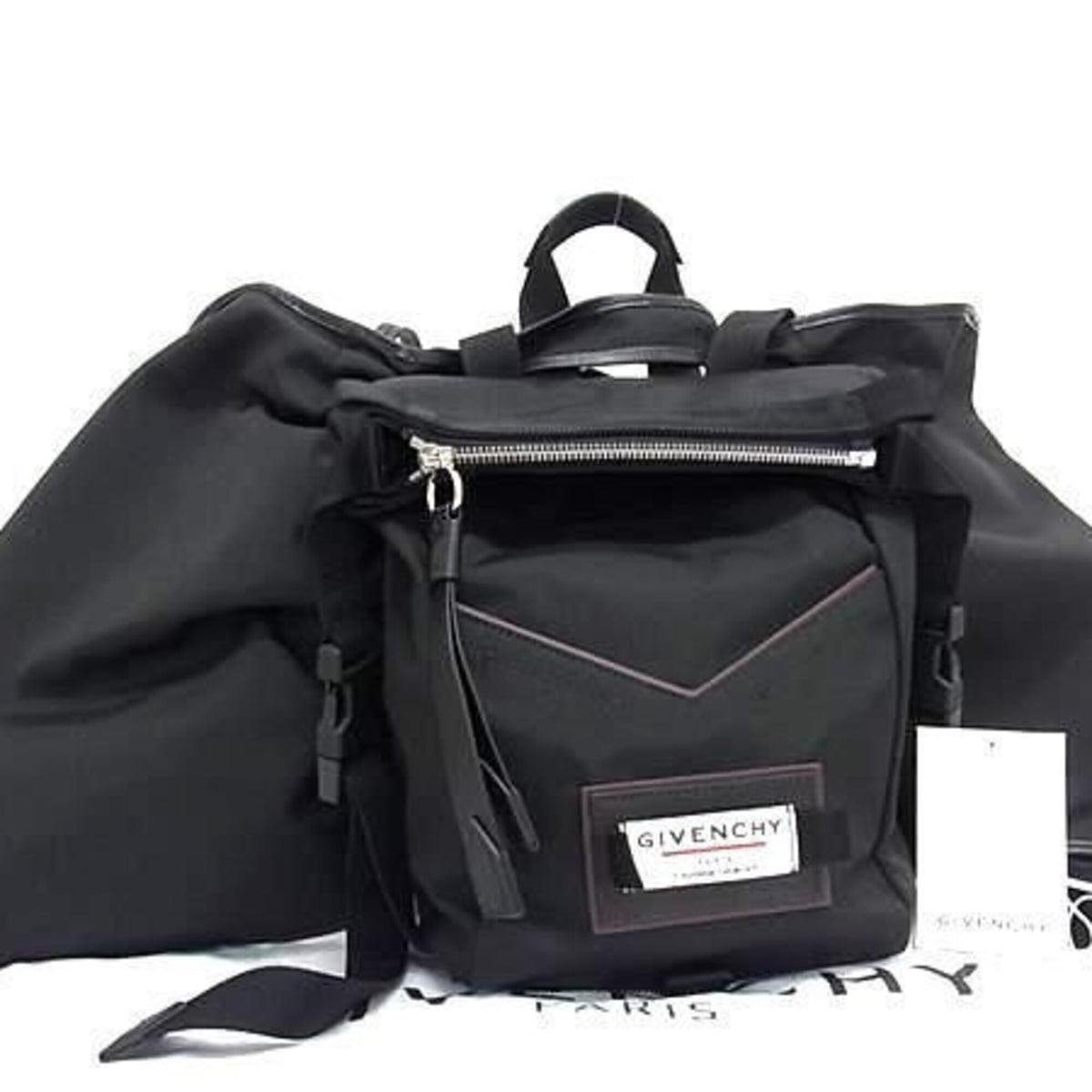 Givenchy Black Nylon Backpack (Pre-Owned)