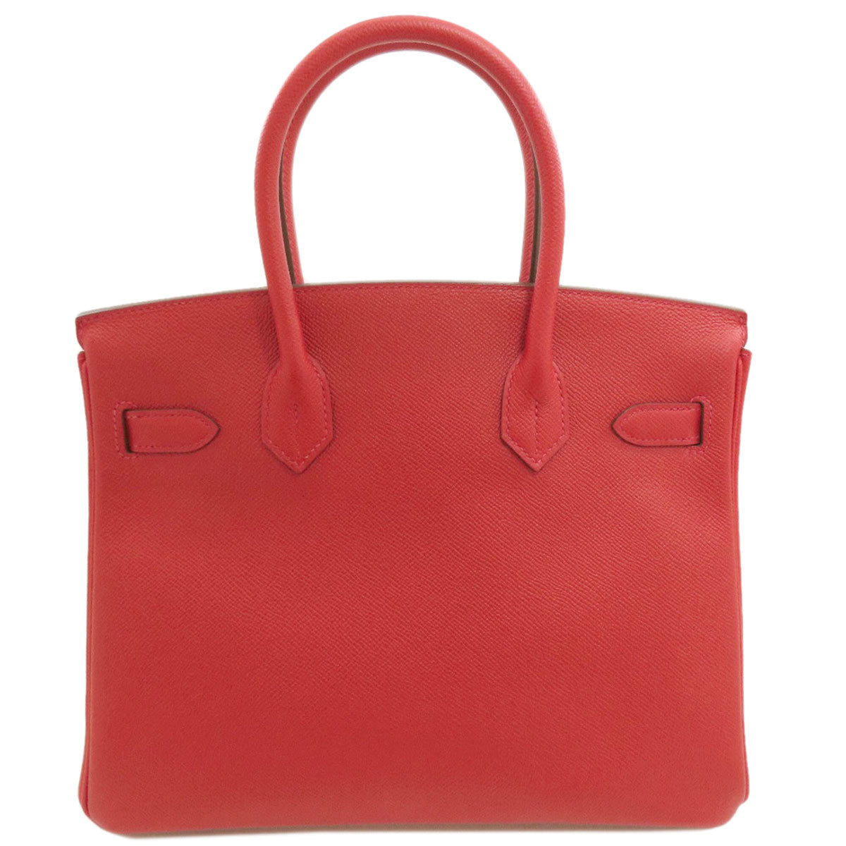 Hermes Red Color Epsom Leather Handbag (Pre-Owned)