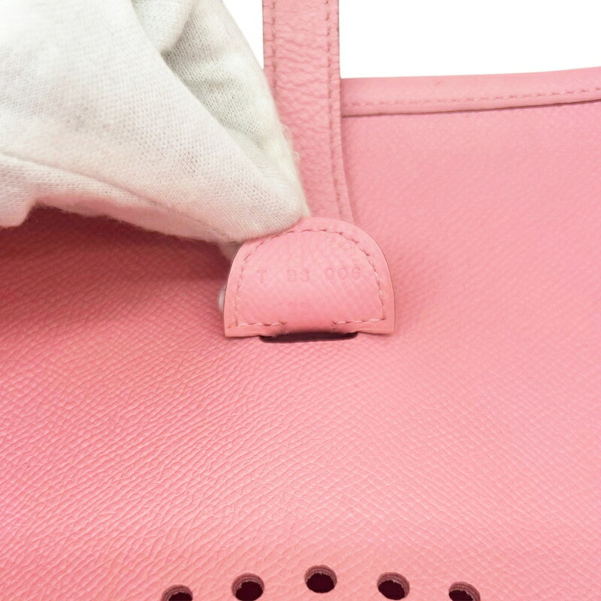 Hermes Rose Confetti Epsom Leather Shoulder Bag (Pre-Owned)