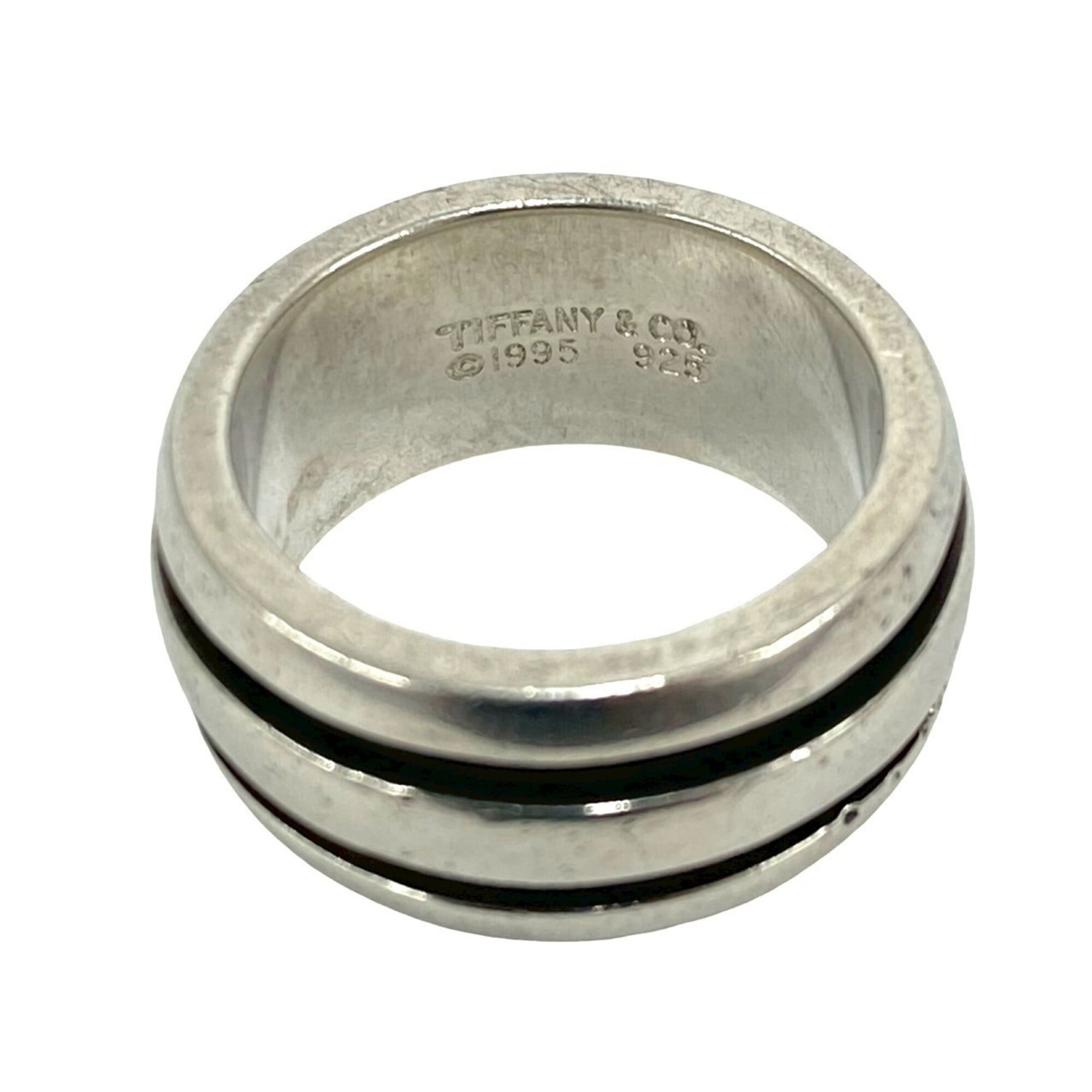 Tiffany Silver Silver 925 Band Ring (Pre-Owned)