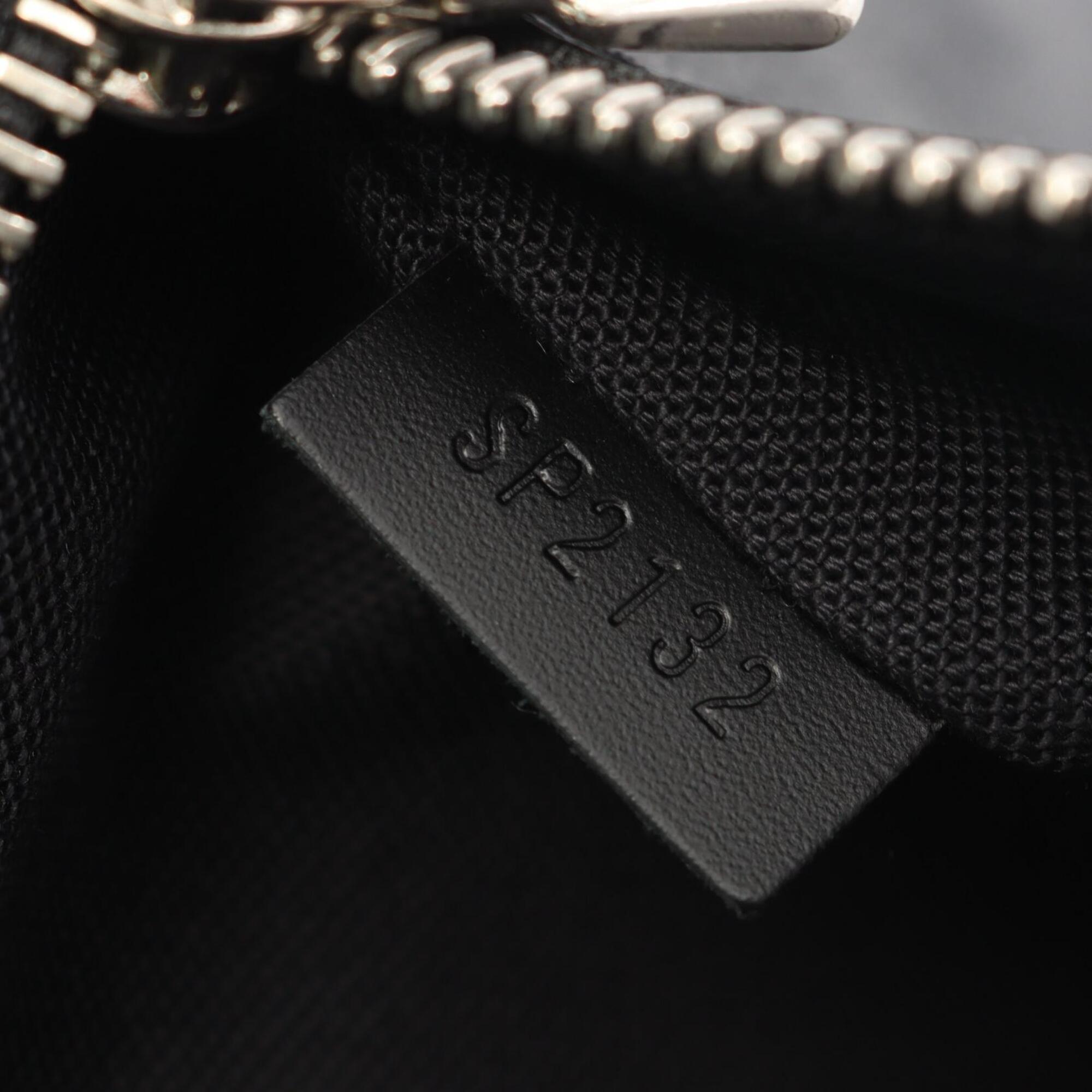 Louis Vuitton Black Coated Canvas Pvc Damier Graphite Leather Handbag Shoulder Bag (Pre-Owned)