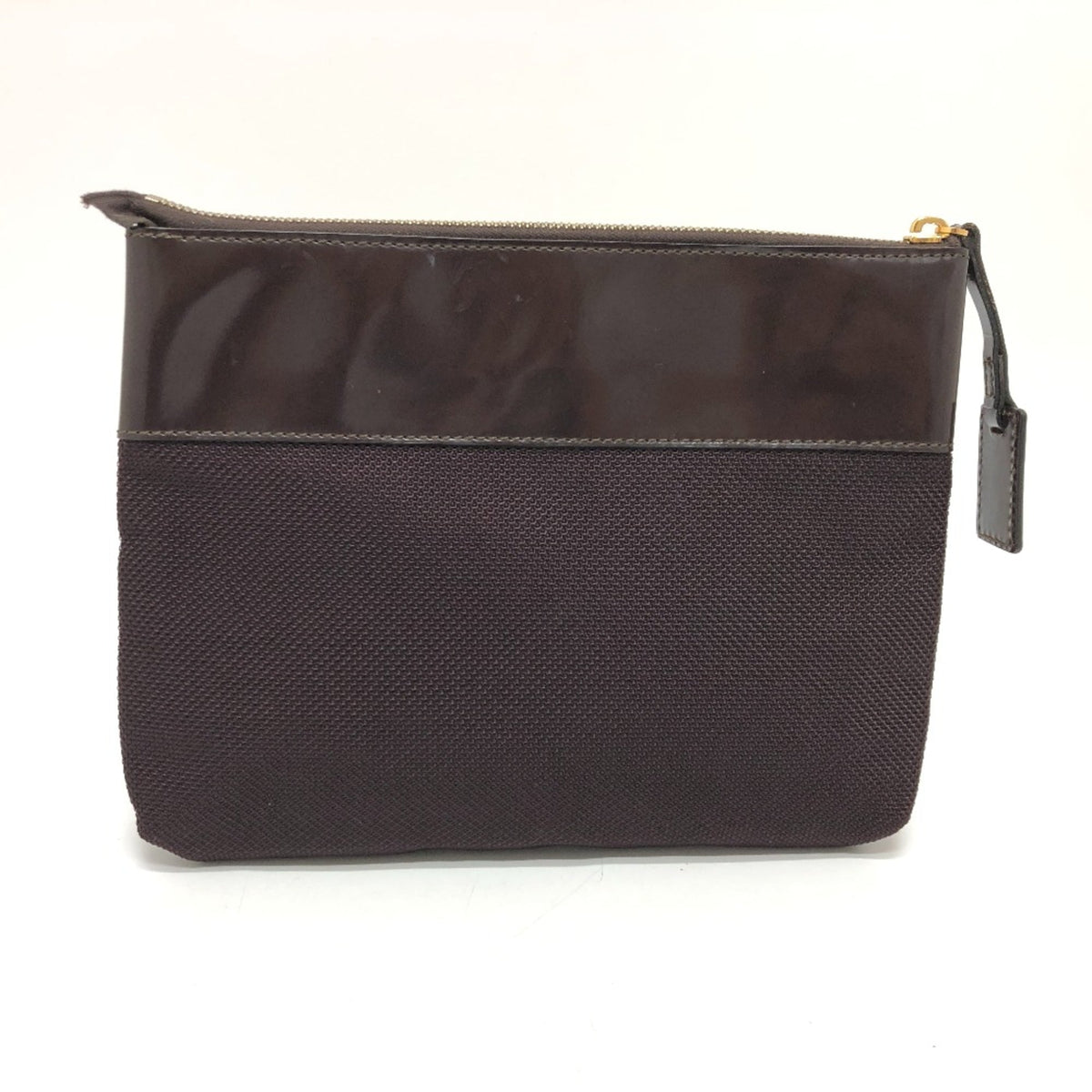 Celine Brown Leather Pouch (Pre-Owned)
