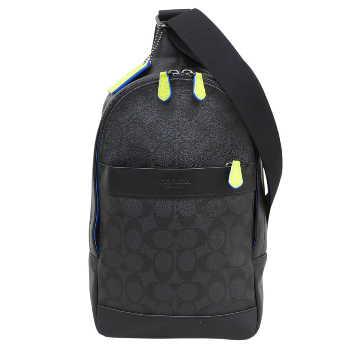 Coach Black Coated Canvas Sling Bag (Pre-Owned)