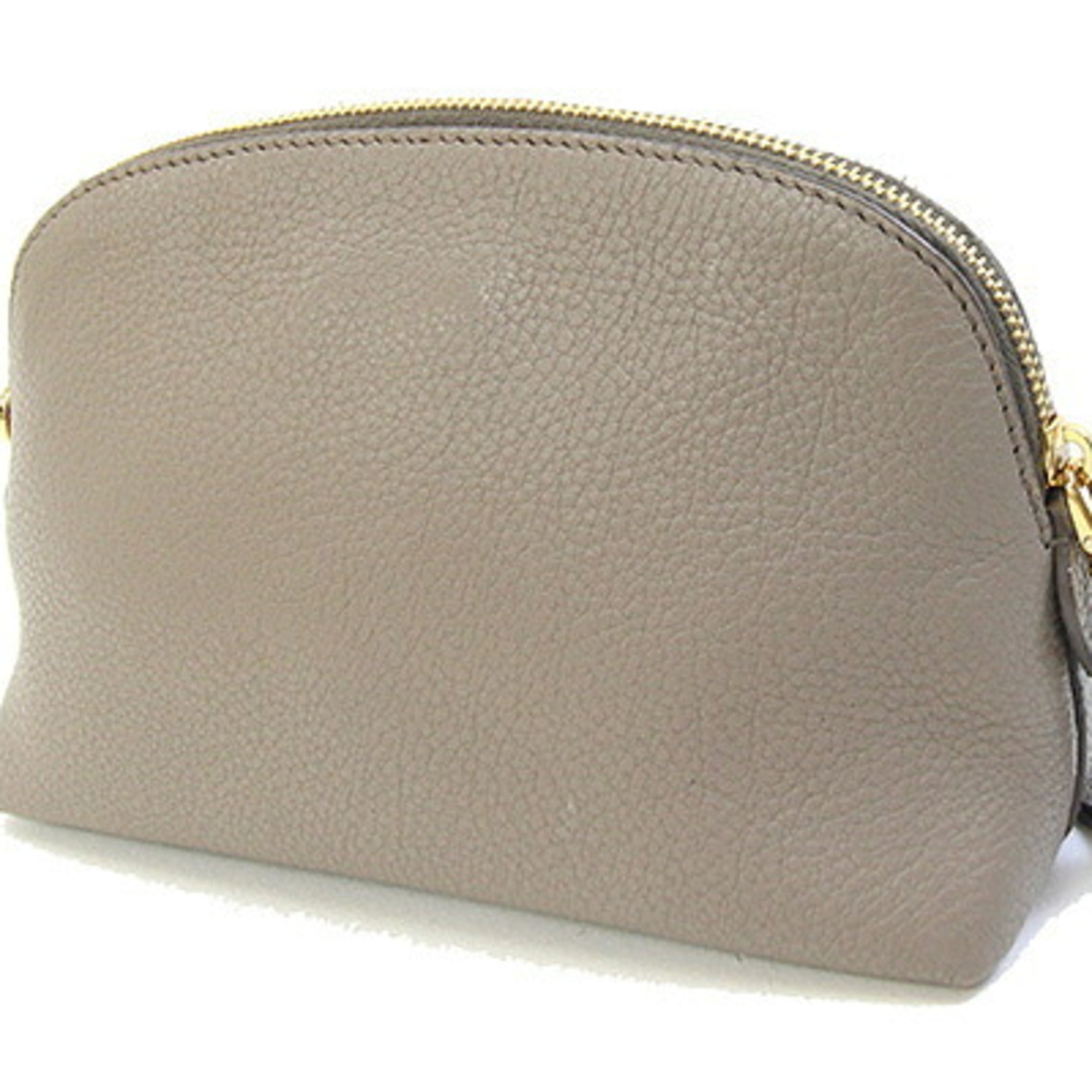 Prada Gray Leather Pouch (Pre-Owned)