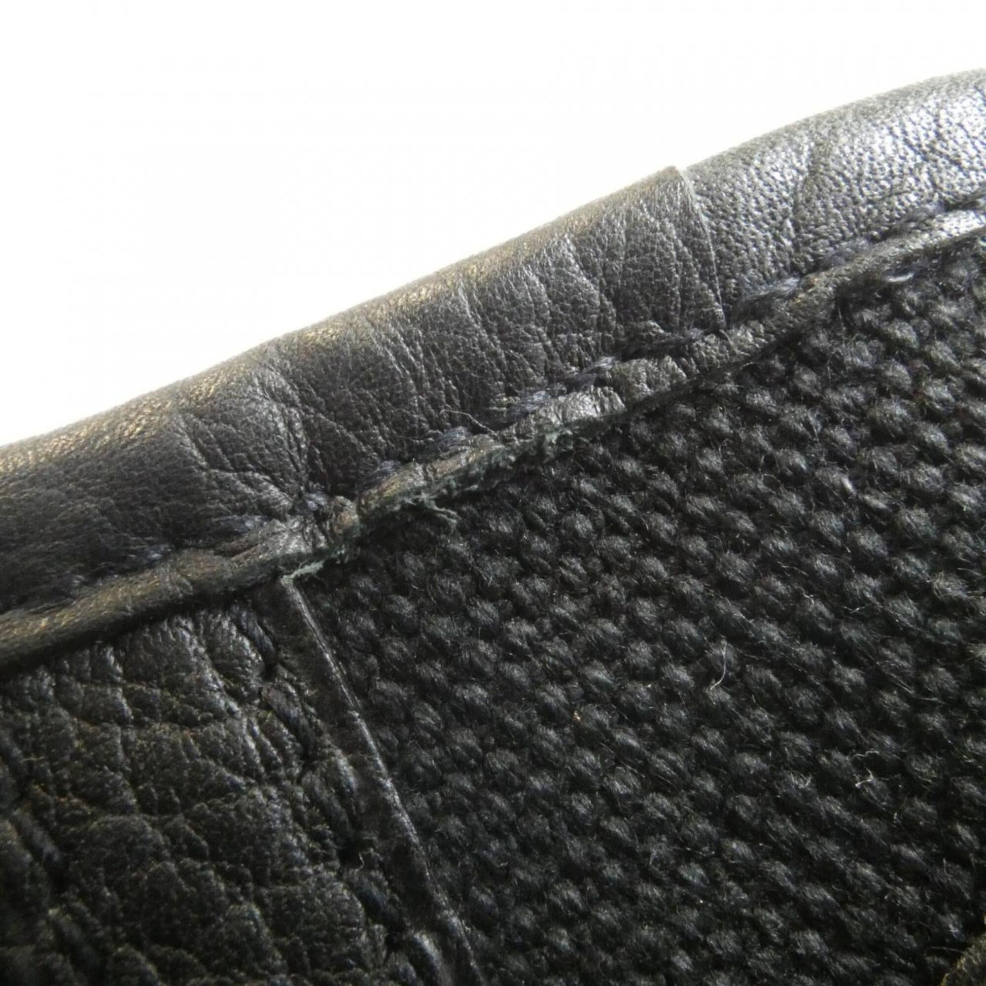 Hermes Black Canvas Negonda Leather Handbag (Pre-Owned)