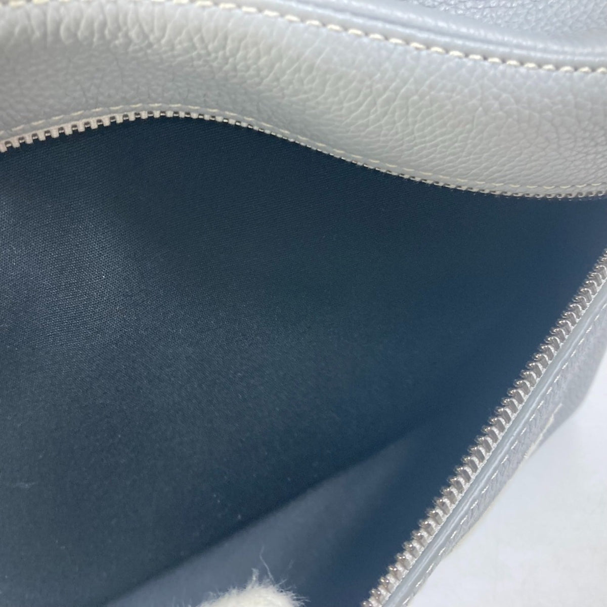 Christian Dior Gray Leather Backpack (Pre-Owned)