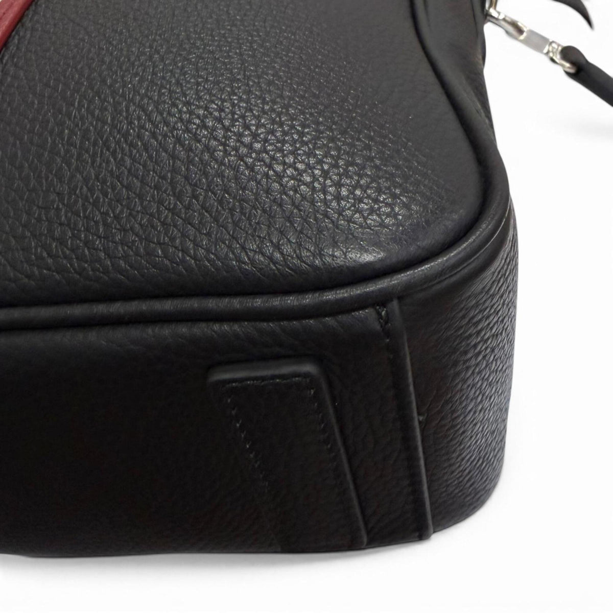 Bally Black Leather Briefcase Shoulder Bag (Pre-Owned)