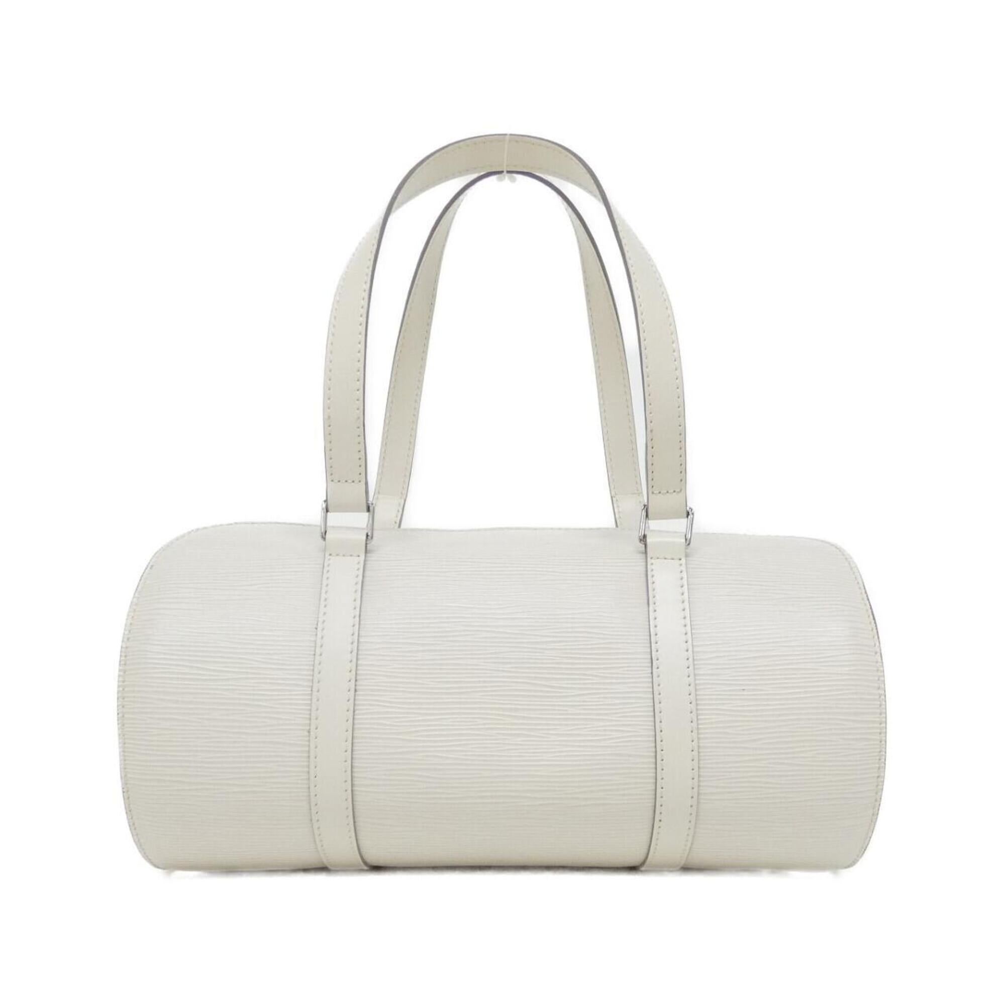 Louis Vuitton Lv Off White Leather Handbag Pouch (Pre-Owned)