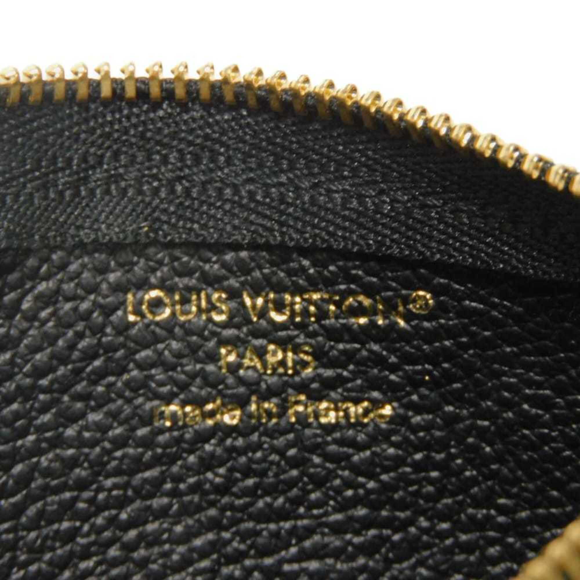 Louis Vuitton Black Noir Monogram Empreinte Leather Coin Purse/Coin Case (Pre-Owned)