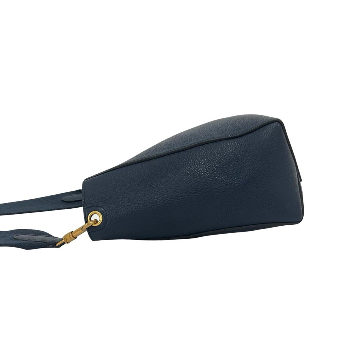 Celine Navy Leather Crossbody Bag Shoulder Bag (Pre-Owned)