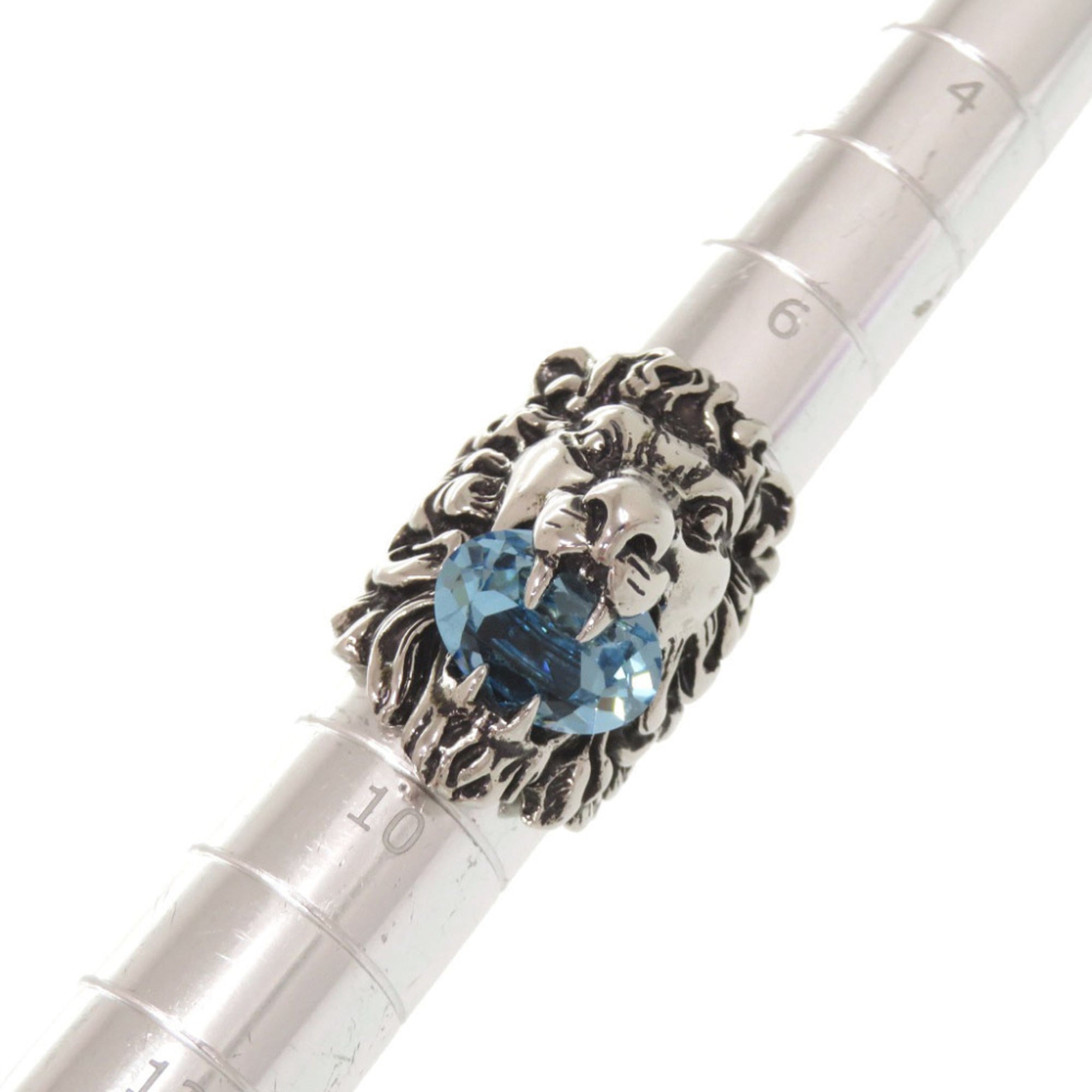 Gucci Silver Metal Band Ring (Pre-Owned)