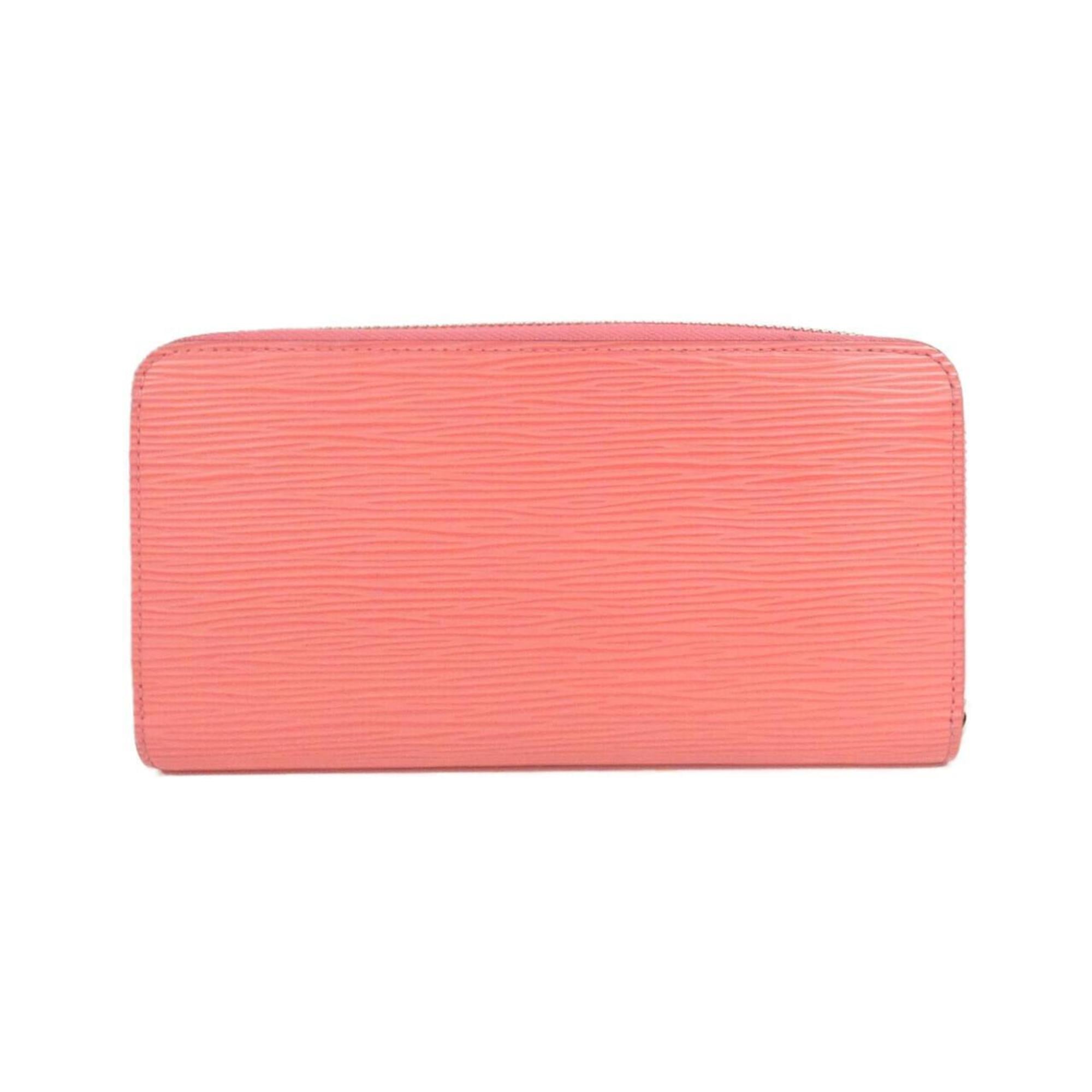 Louis Vuitton Pink Leather Long Wallet (Bi-Fold) (Pre-Owned)