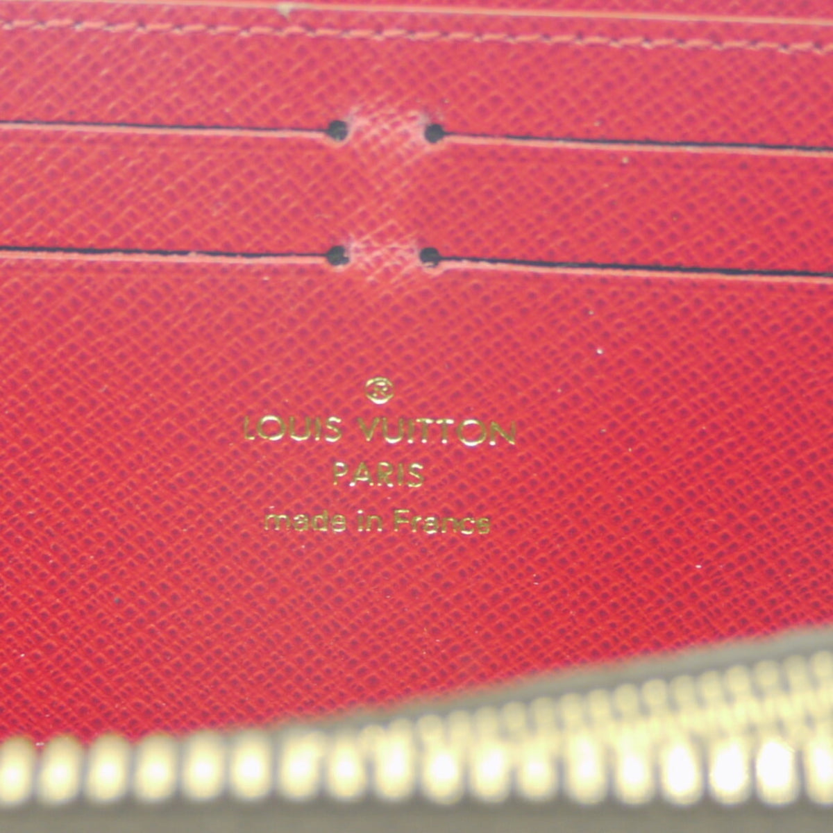 Louis Vuitton Brown Cerise Damier Canvas Long Wallet (Bi-Fold) (Pre-Owned)