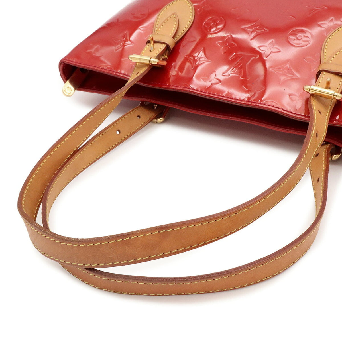 Louis Vuitton Noisette Red Color Leather Tote Bag (Pre-Owned)