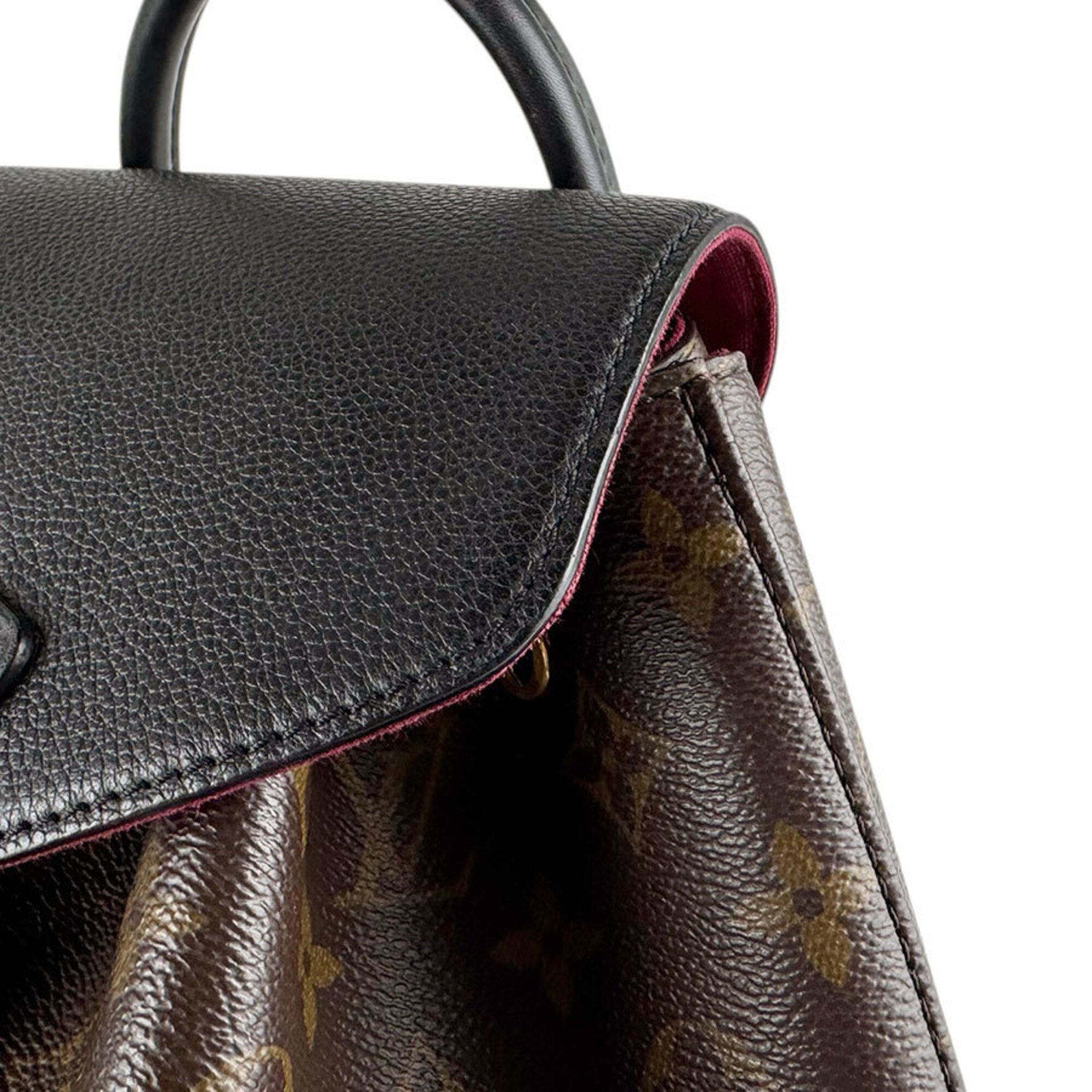 Louis Vuitton Black Brown Monogram Monogram Backpack (Pre-Owned)