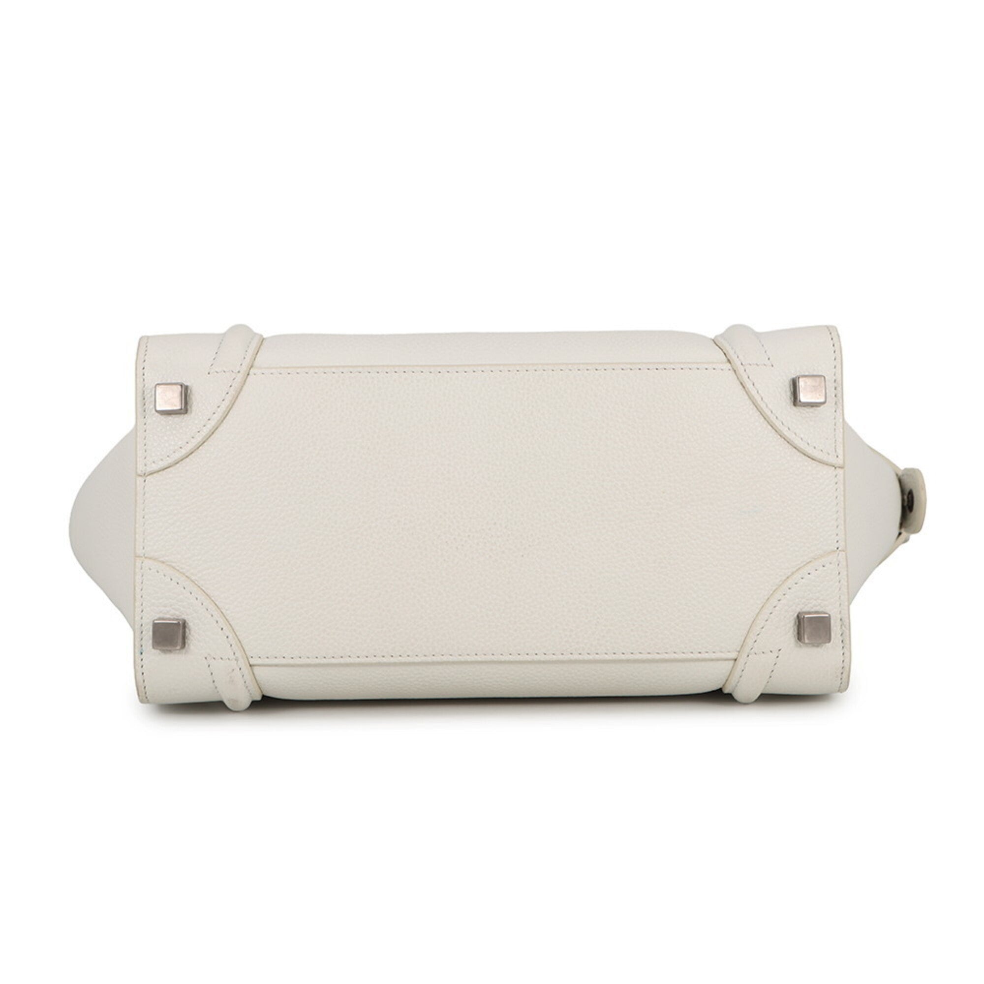 Celine White Leather Handbag (Pre-Owned)