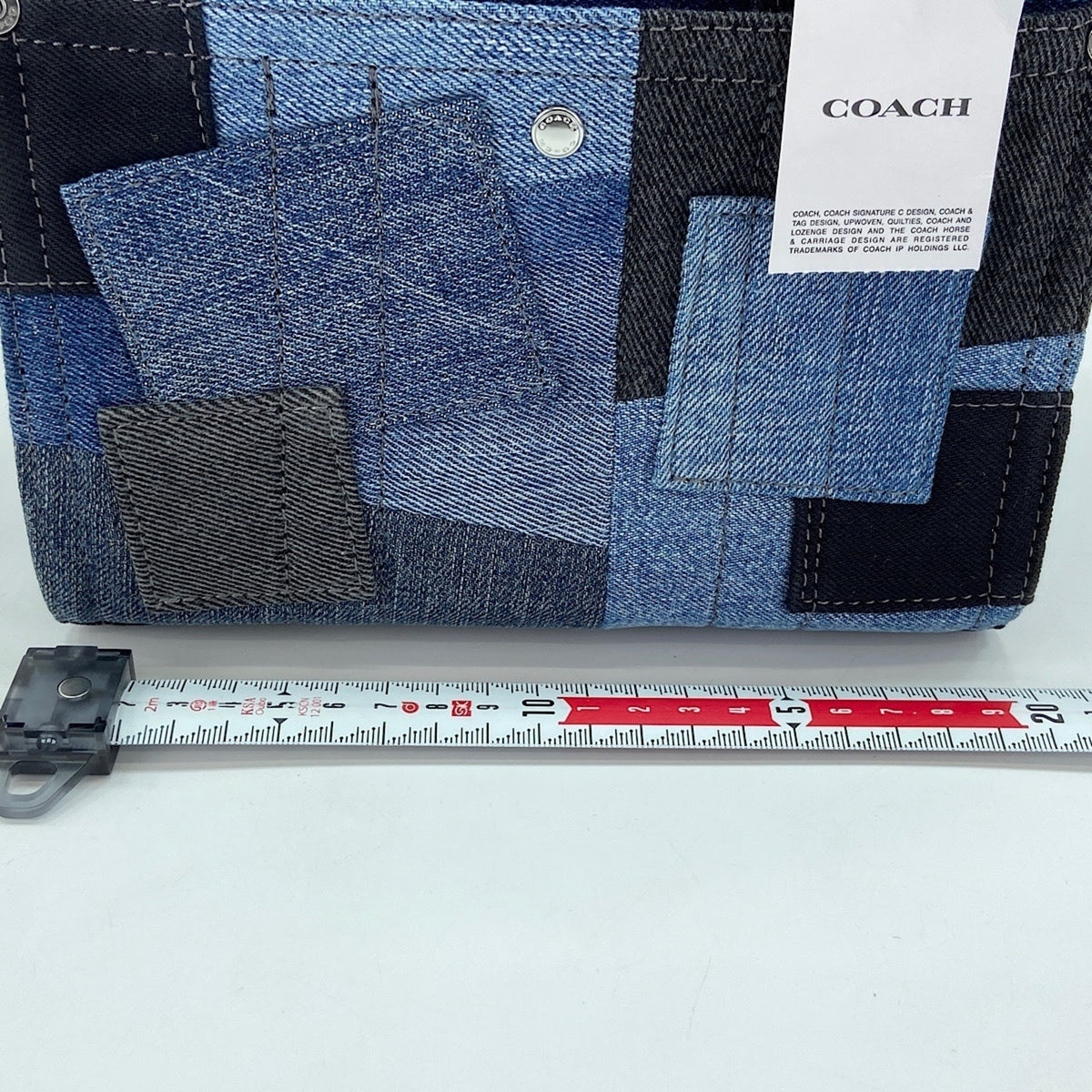 Coach Navy Denim Handbag (Pre-Owned)