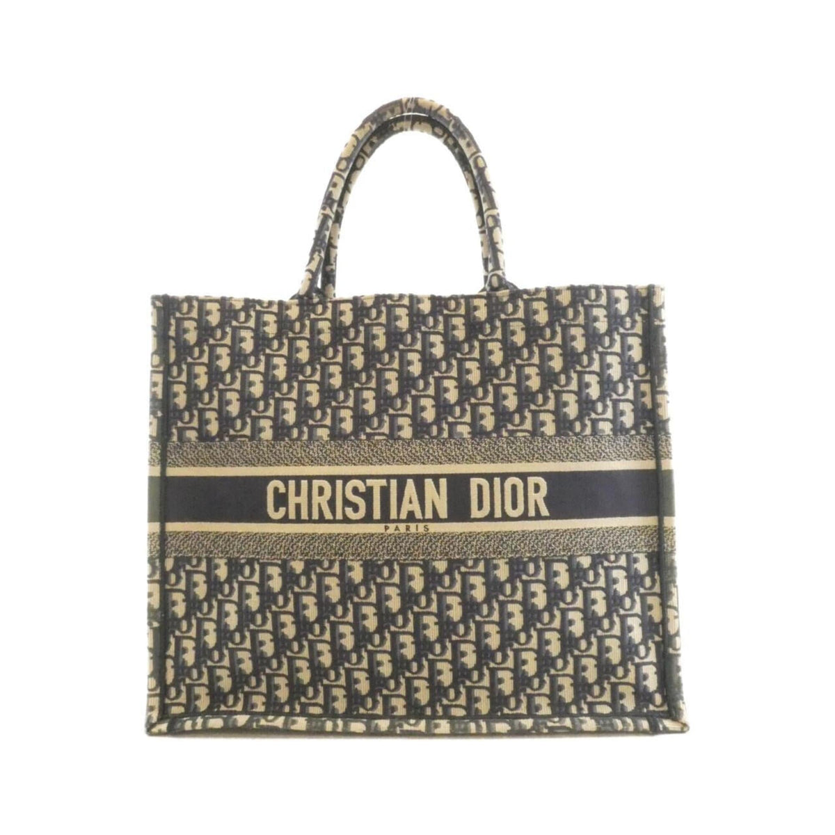 Christian Dior Blue Canvas Handbag (Pre-Owned)