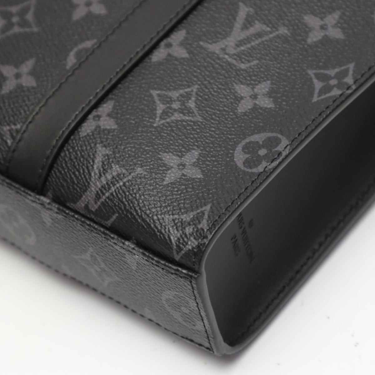 Louis Vuitton Black Monogram Eclipse Canvas Shoulder Bag Tote Bag (Pre-Owned)