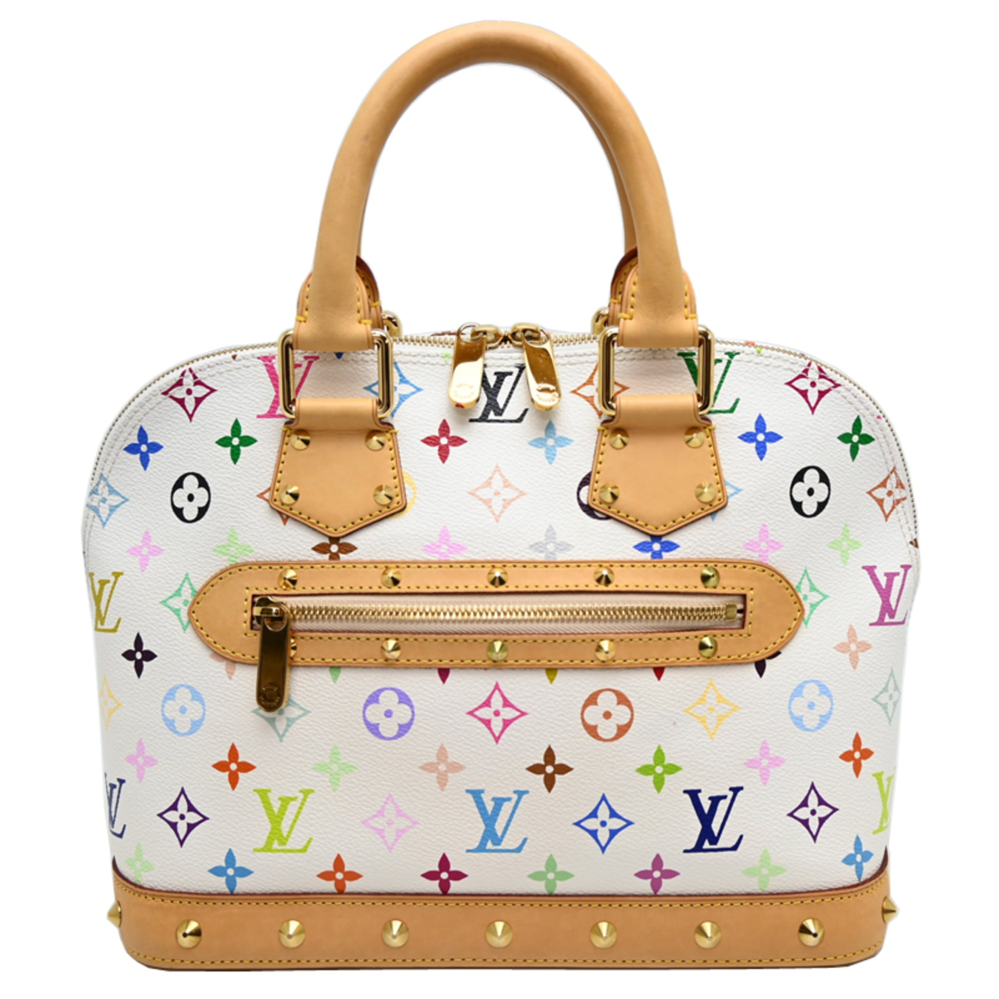 Louis Vuitton Blanc Monogram Multicolore Handbag (Pre-Owned)
