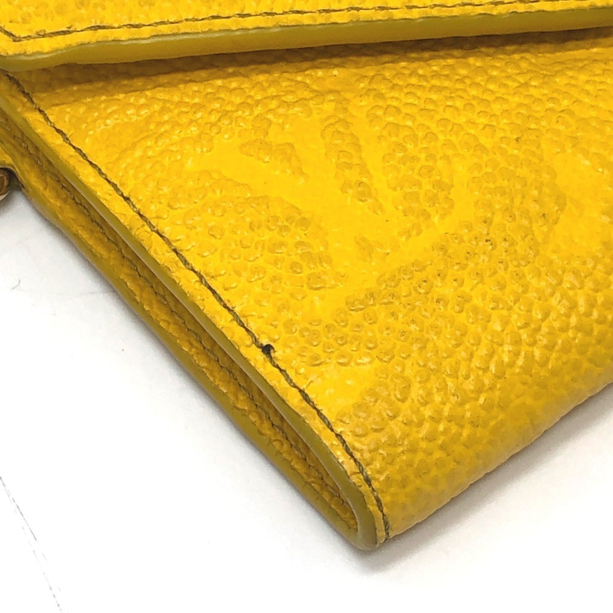 Louis Vuitton Yellow Monogram Empreinte Wallet (Tri-Fold) (Pre-Owned)