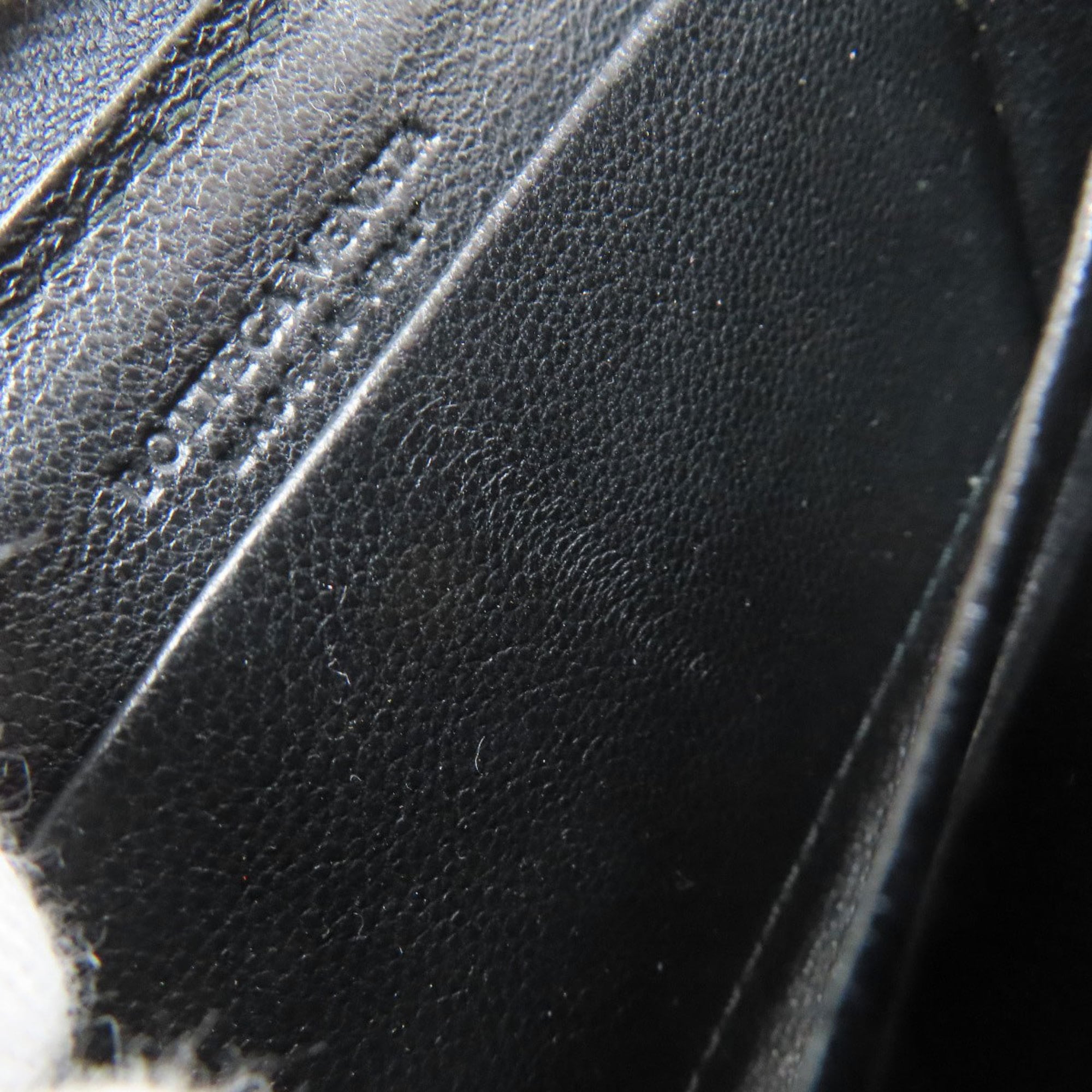 Bottega Veneta Intrecciato Black Leather Coin Purse/Coin Case (Pre-Owned)