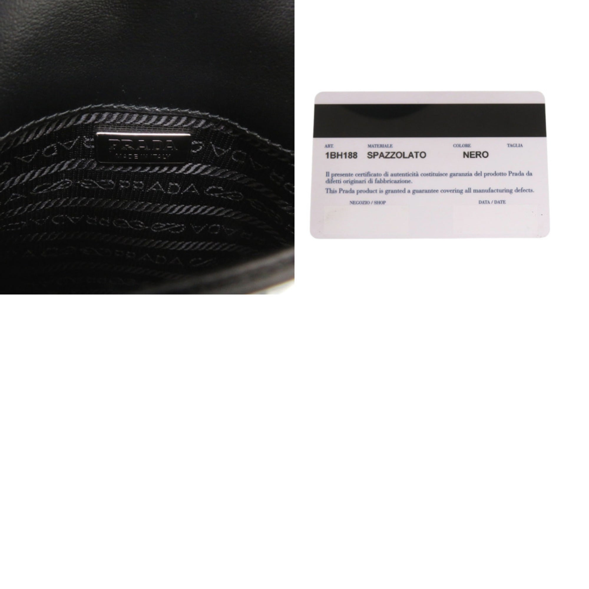 Prada Black Leather Shoulder Bag (Pre-Owned)